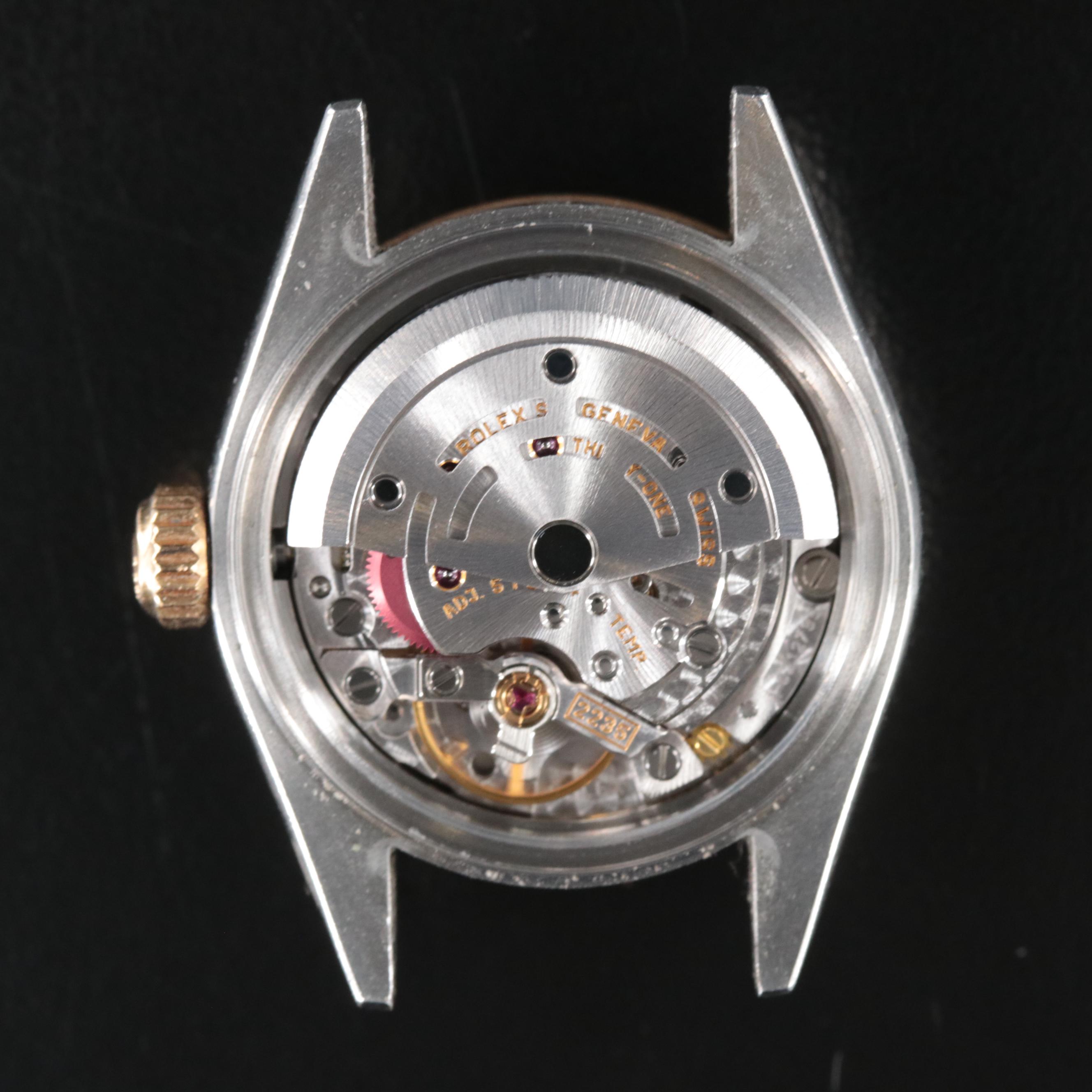 2000 Rolex Datejust Custom Diamond Dial Two-Tone Automatic Watch