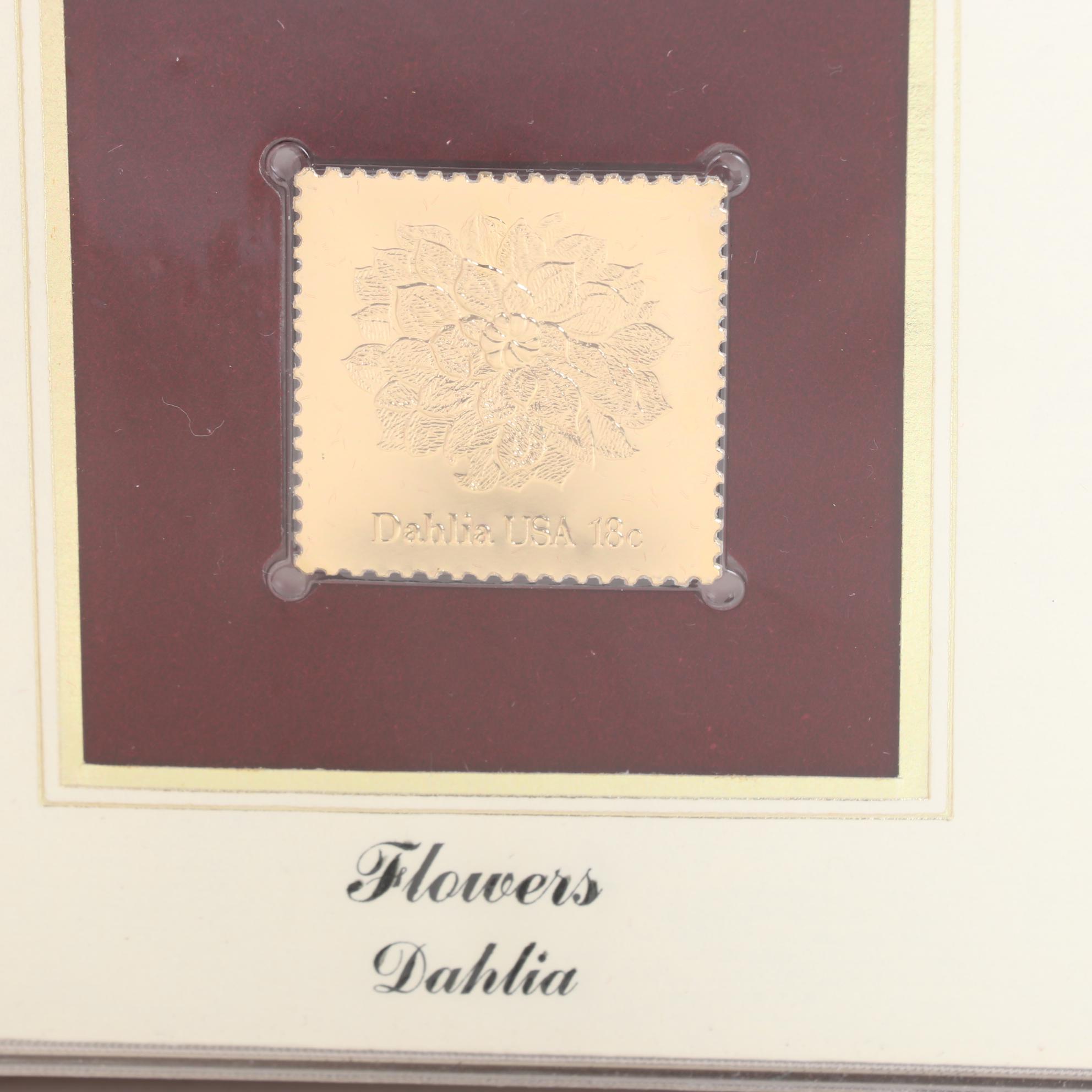"Golden Replicas of United States Stamps" Proof Replicas in 22K Gold Foil