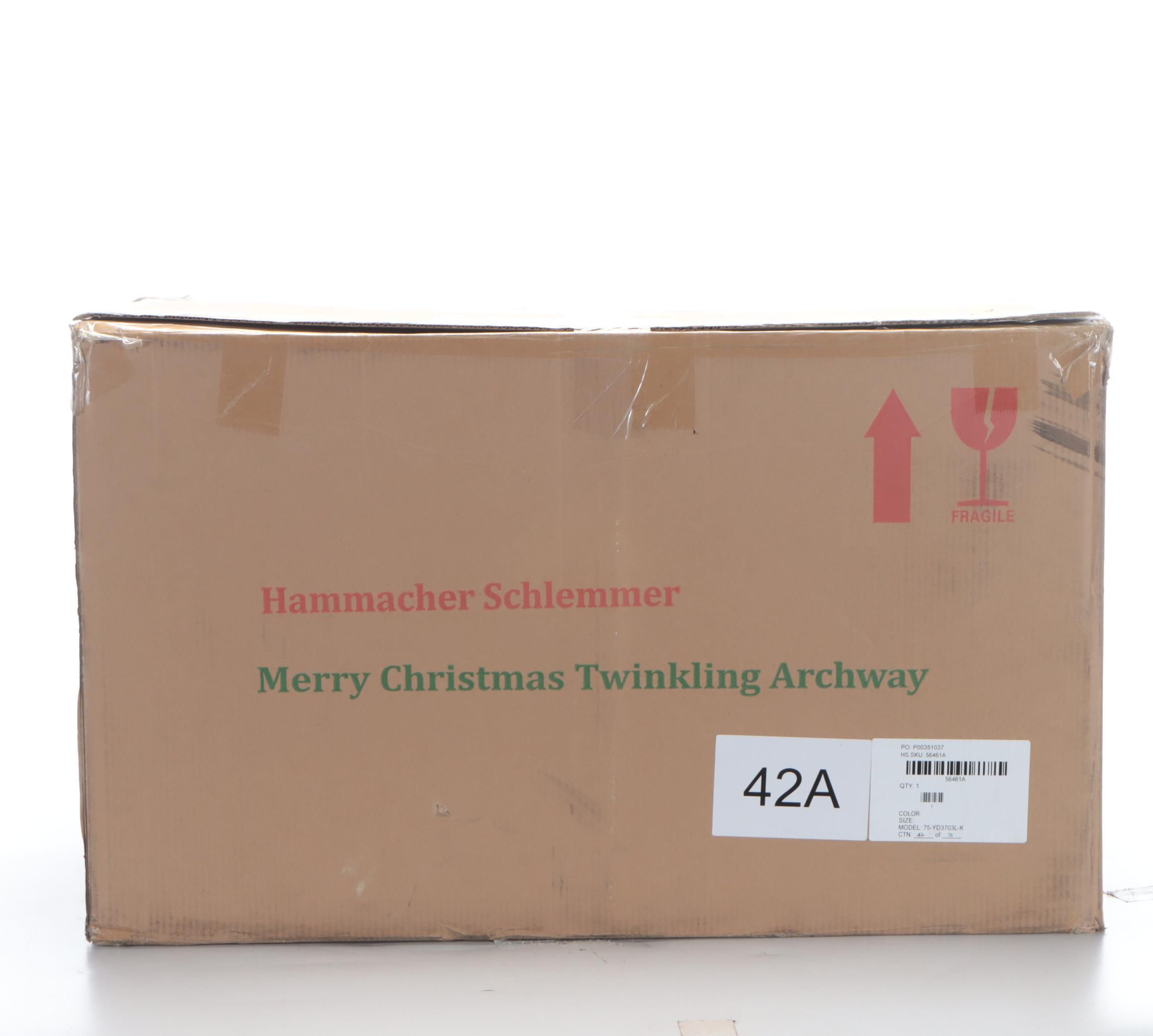 "Merry Christmas" Twinkling Archway