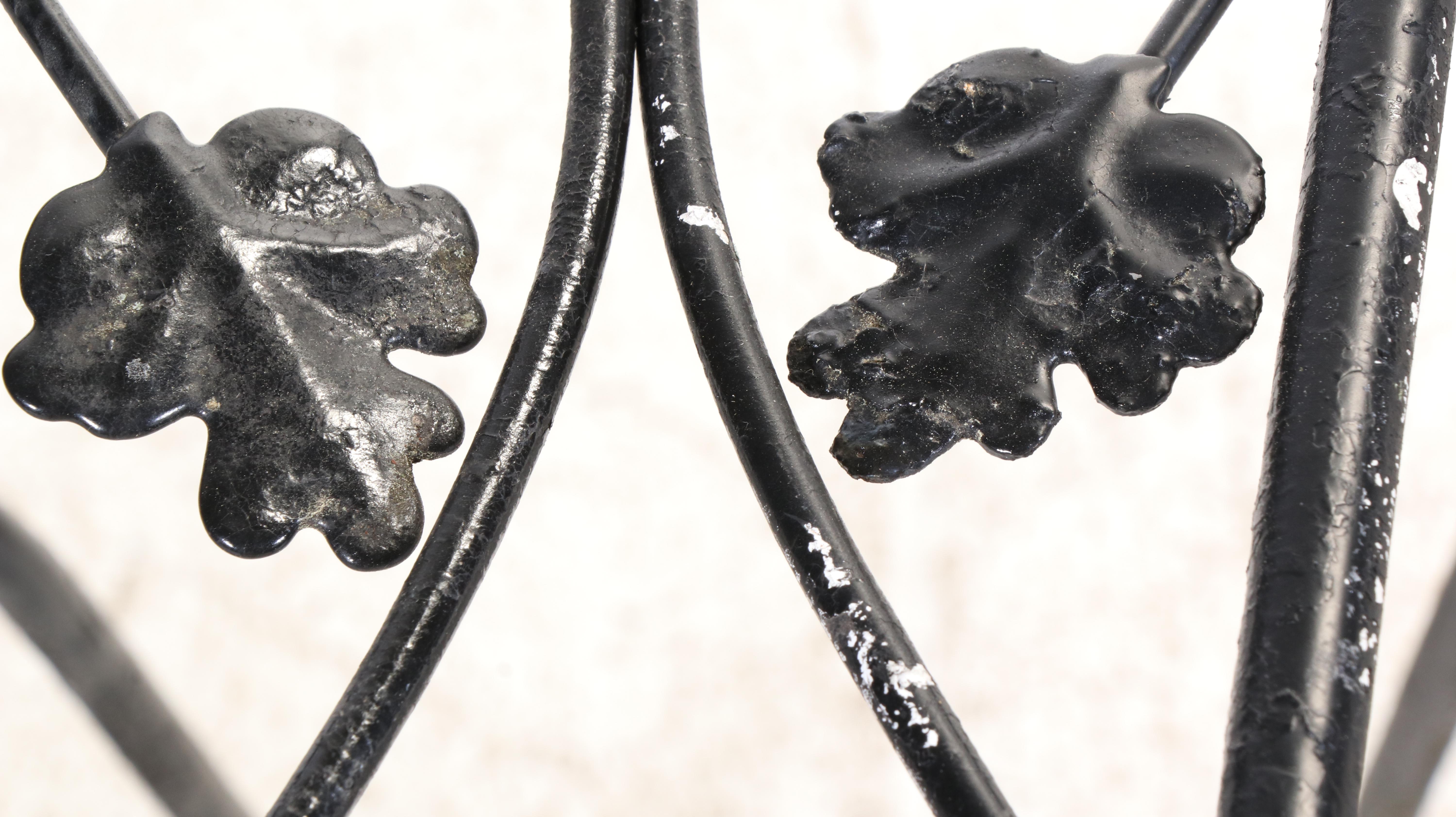 Five-Piece Iron Patio Bistro Dining Set