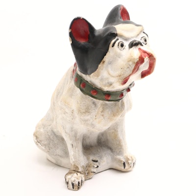 Hand-Painted Ceramic Boston Terrier Figurine