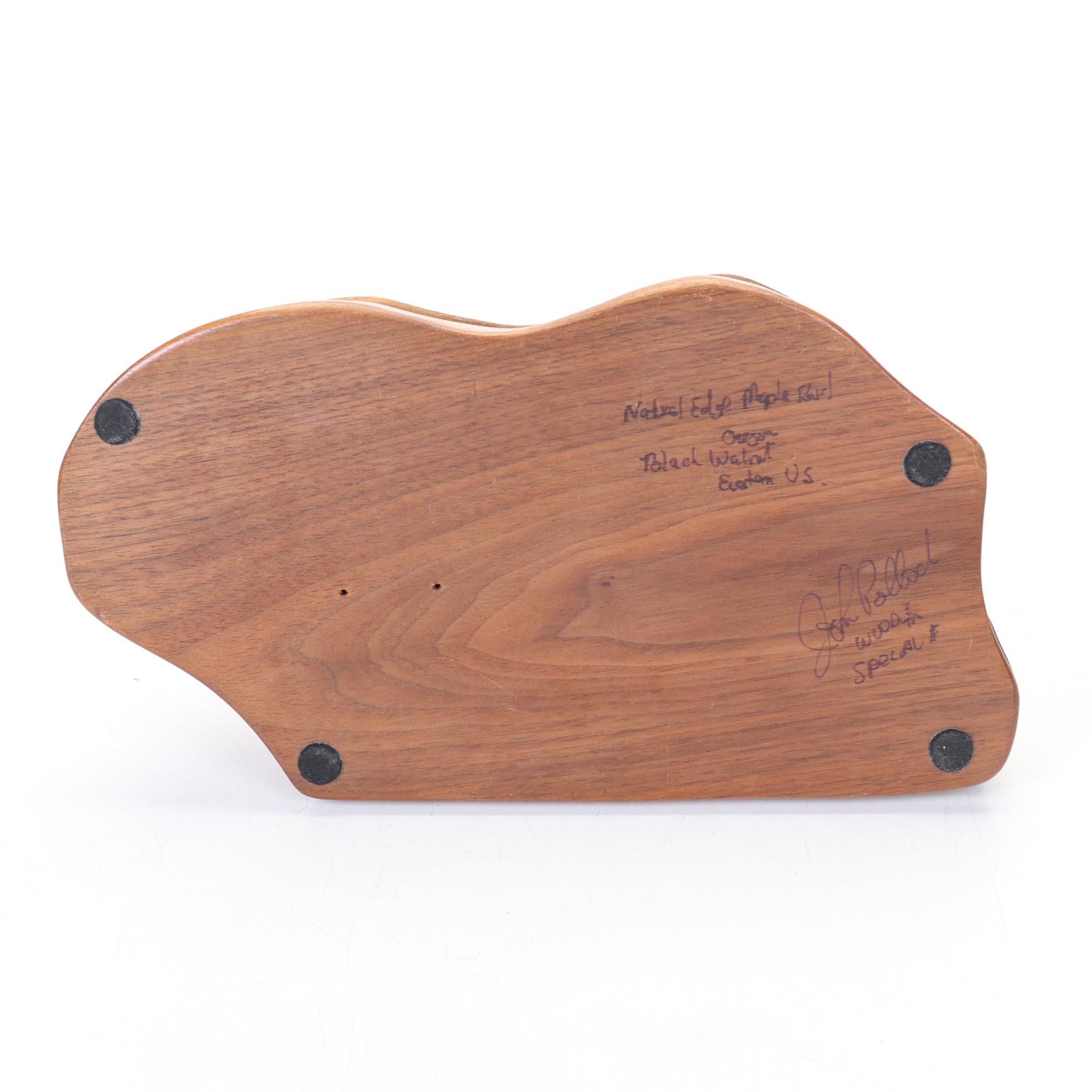 John Pollock Burl Wood Puzzle Box