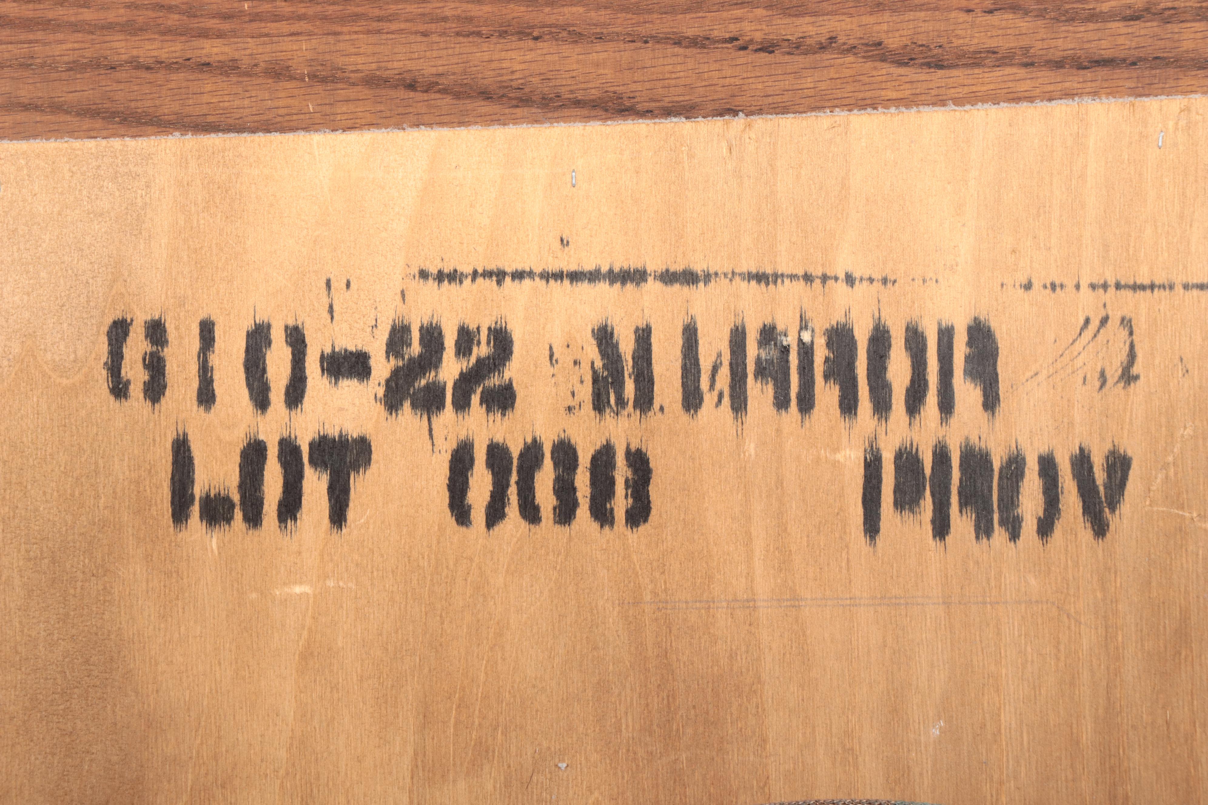 Hickory Mfg. Co. French Provincial Style Oak Three-Drawer Dresser