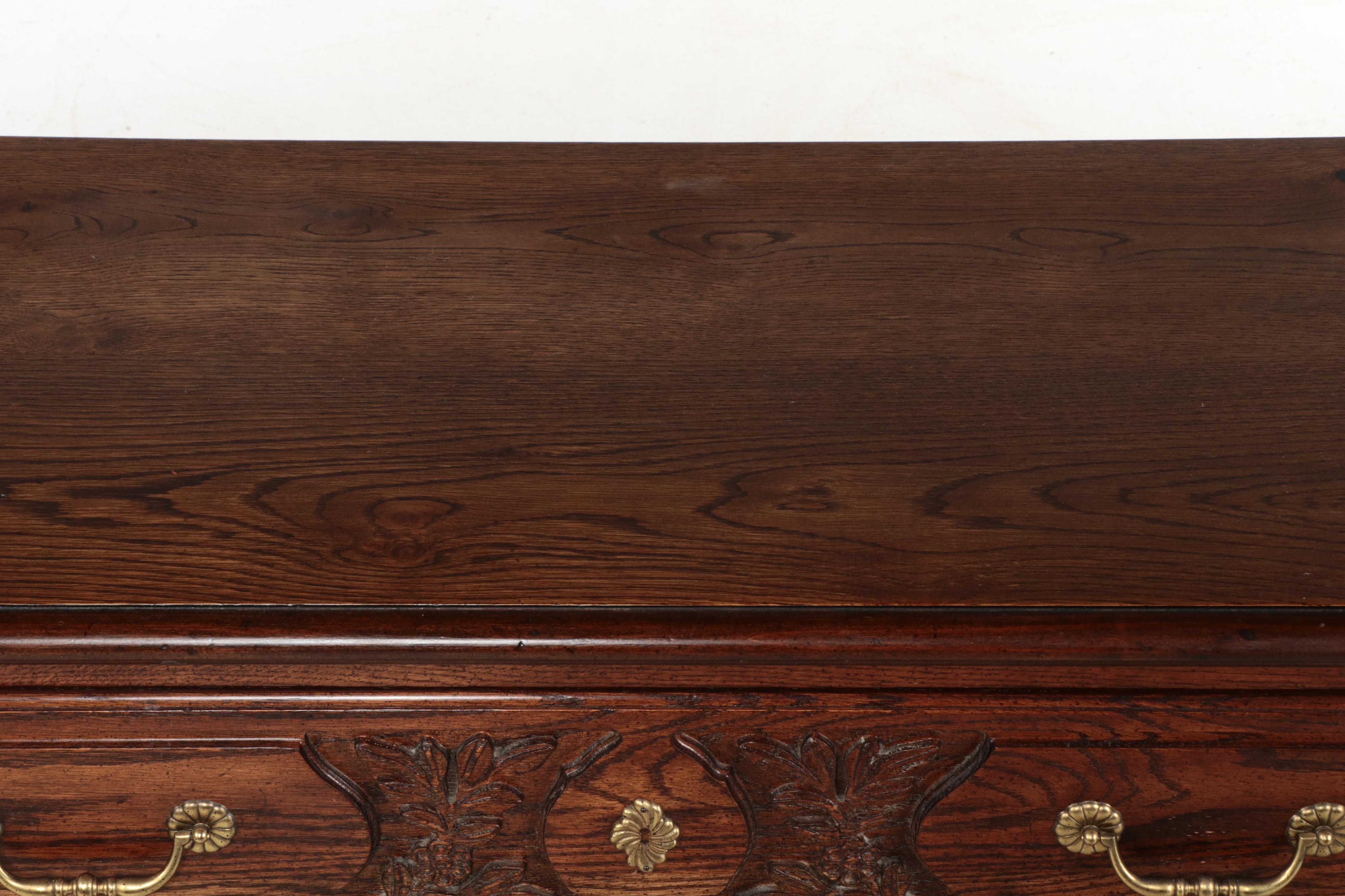 Hickory Mfg. Co. French Provincial Style Oak Three-Drawer Dresser