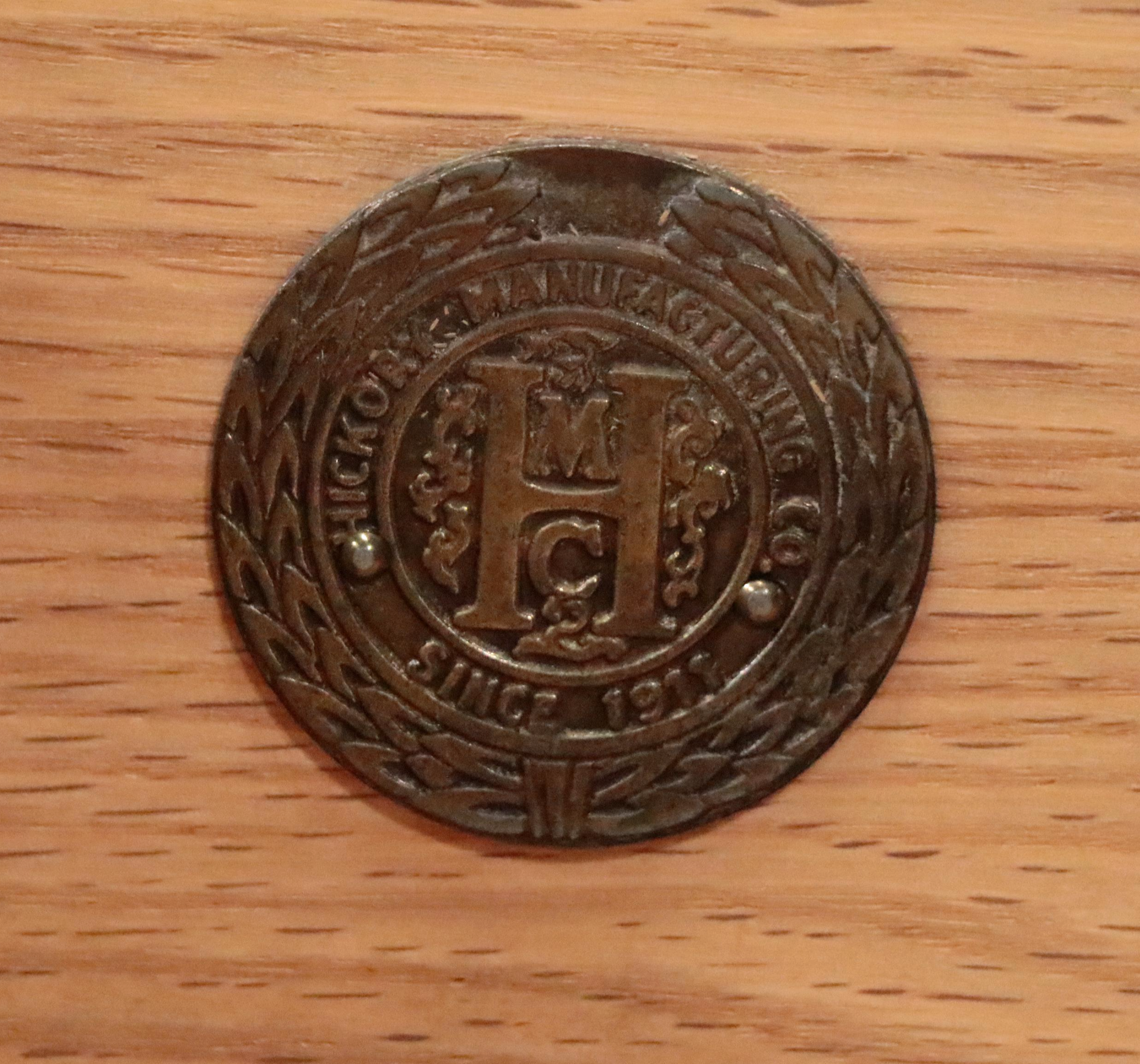 Hickory Mfg. Co. French Provincial Style Oak Three-Drawer Dresser