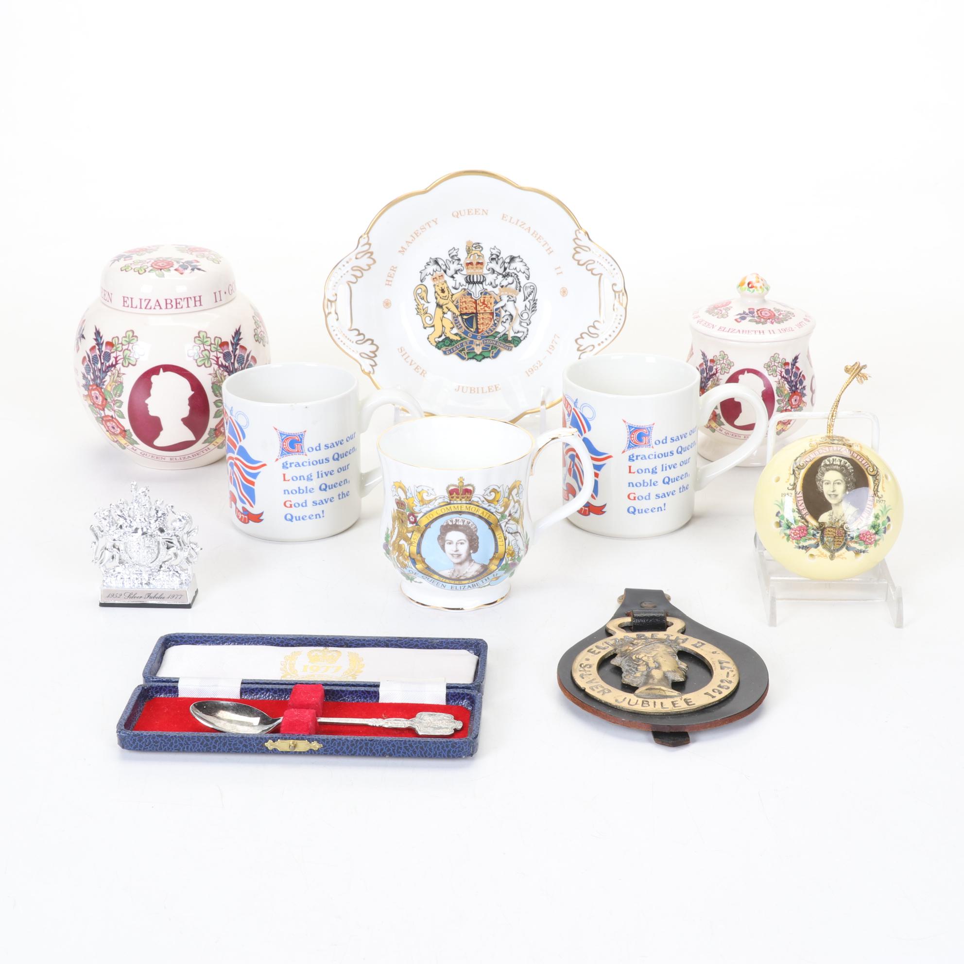 Queen Elizabeth Silver Jubilee Memorabilia, 1977