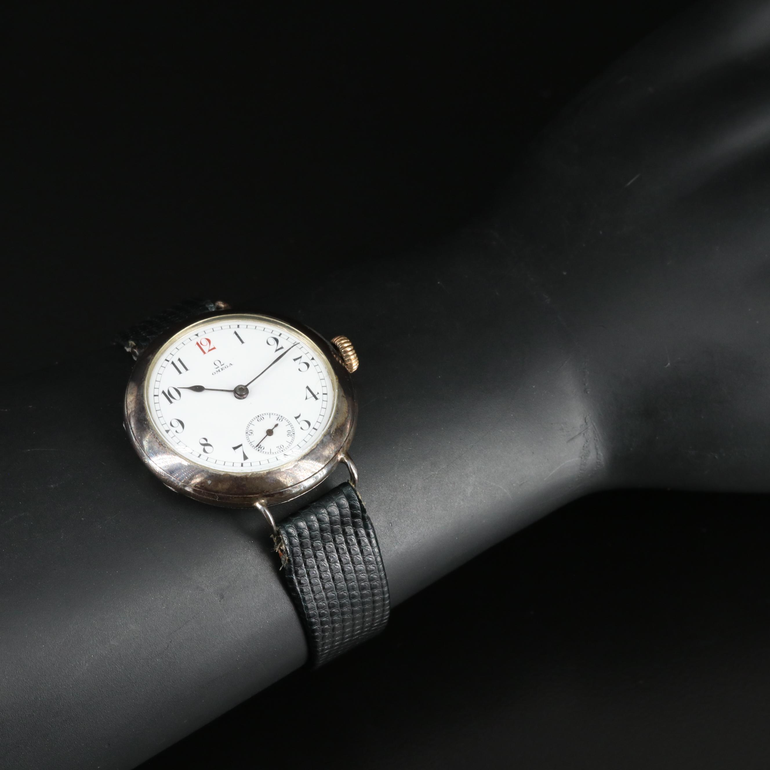 1908 Omega 900 Silver Watch