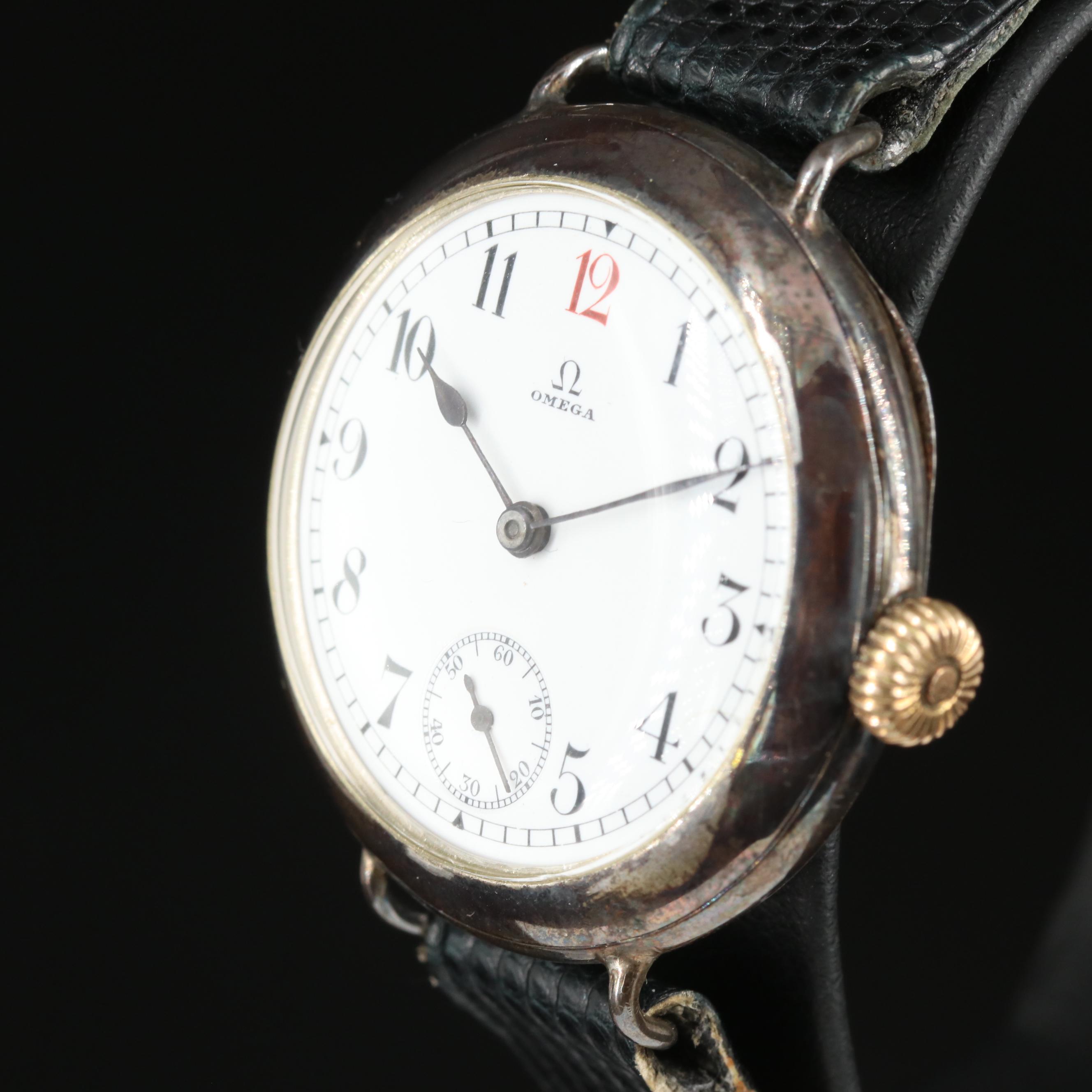 1908 Omega 900 Silver Watch