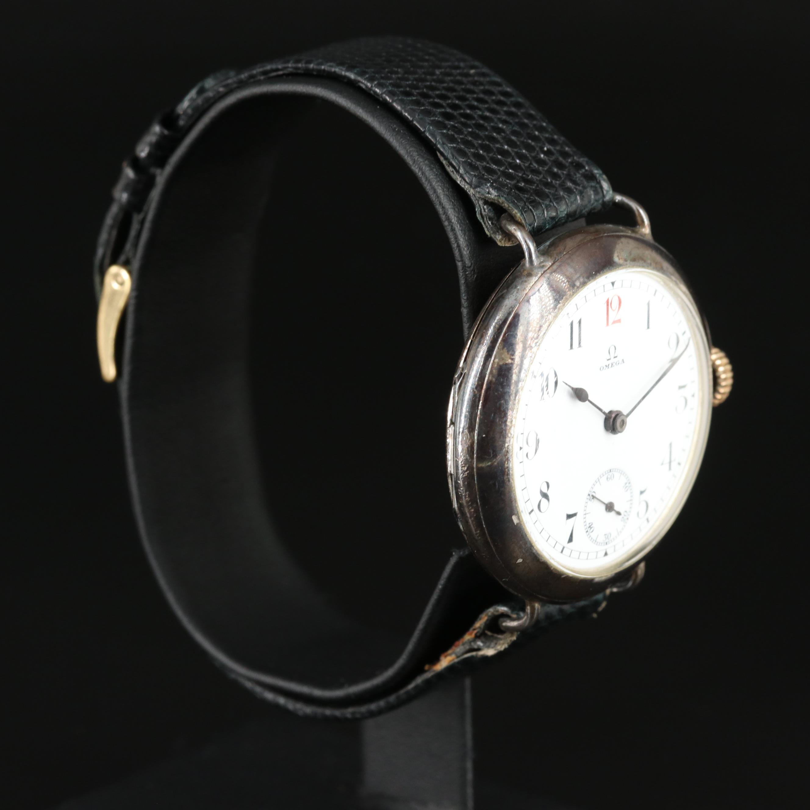 1908 Omega 900 Silver Watch