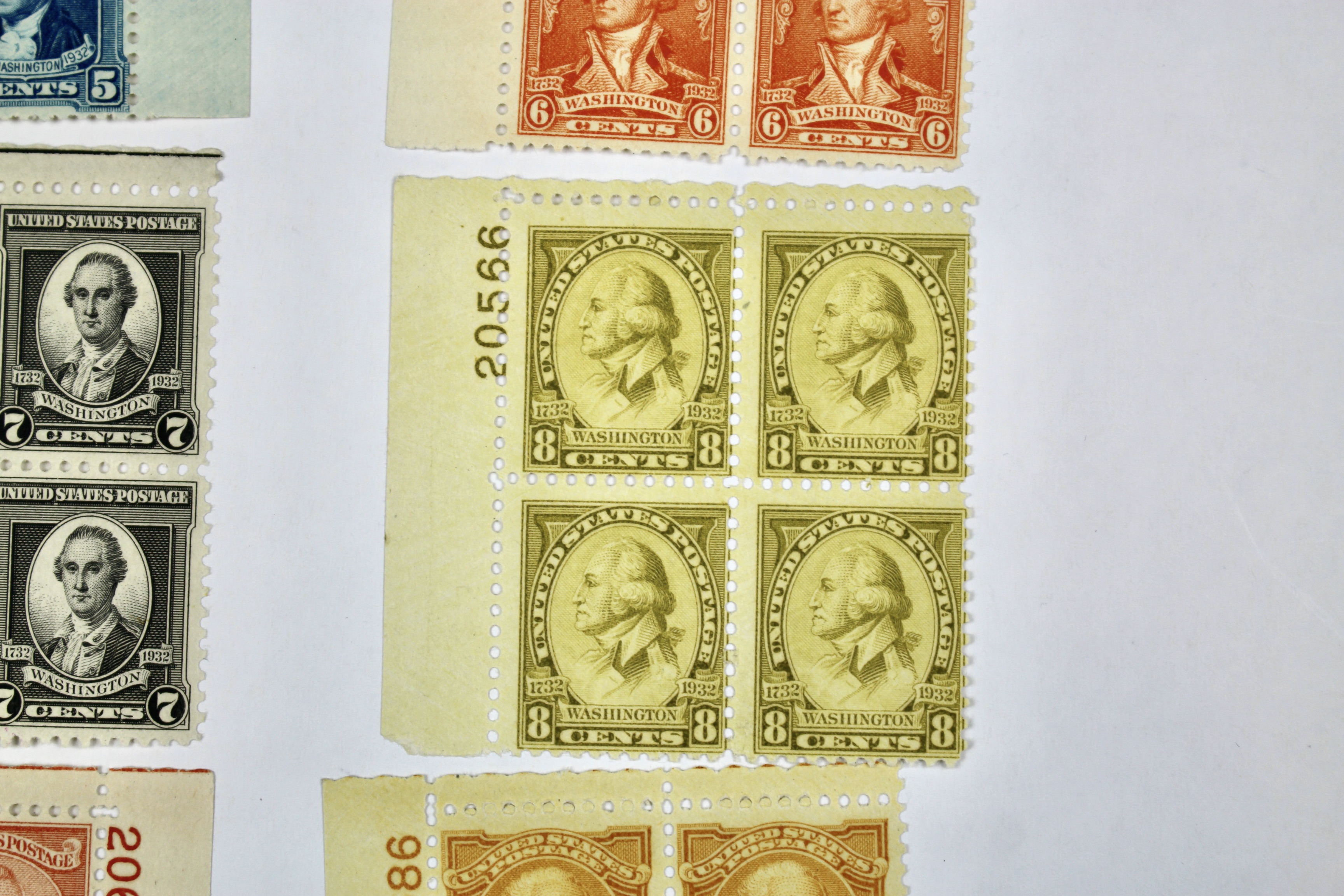 U.S. Postage Stamp Plate Block Collection, 1932