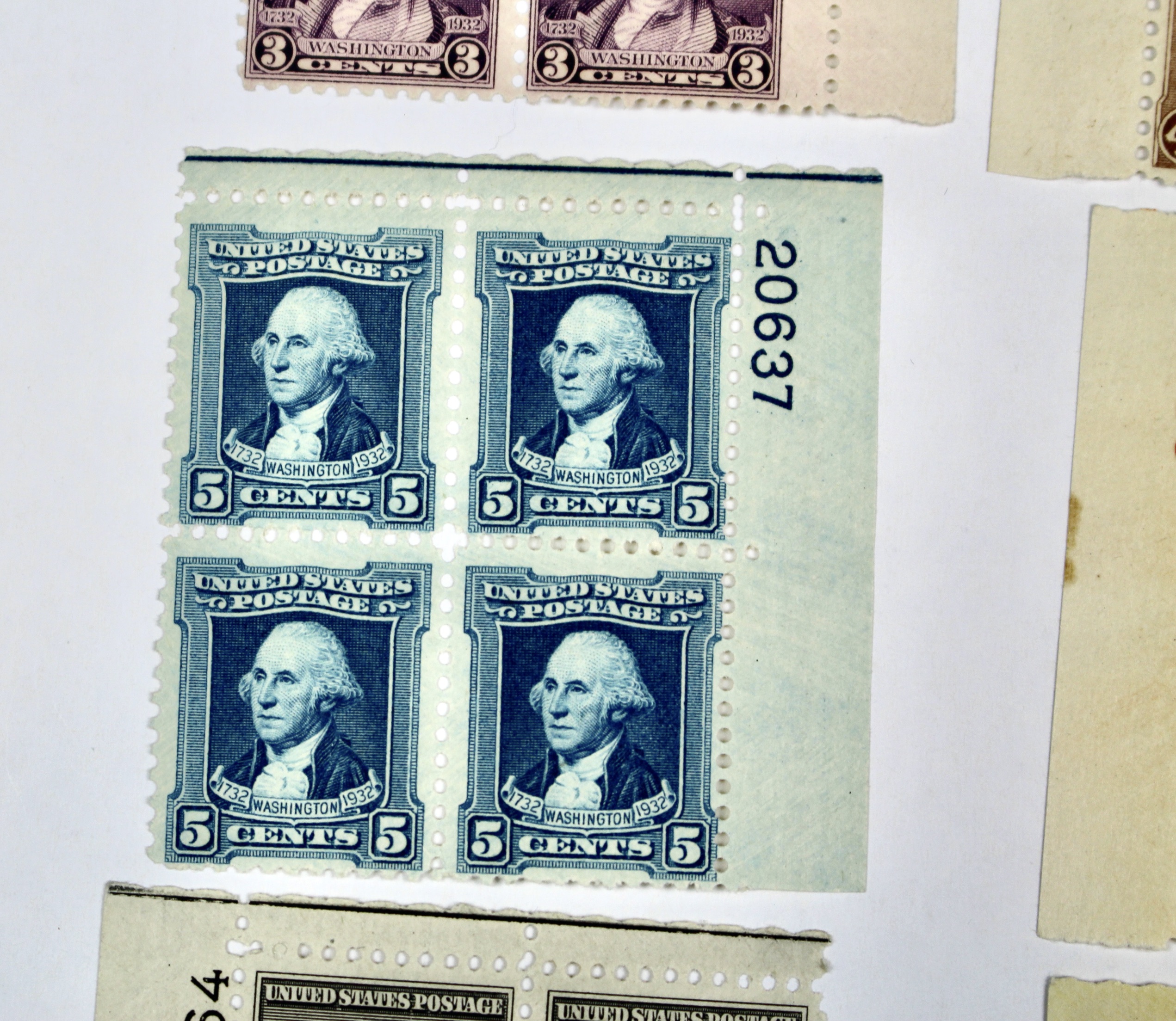U.S. Postage Stamp Plate Block Collection, 1932