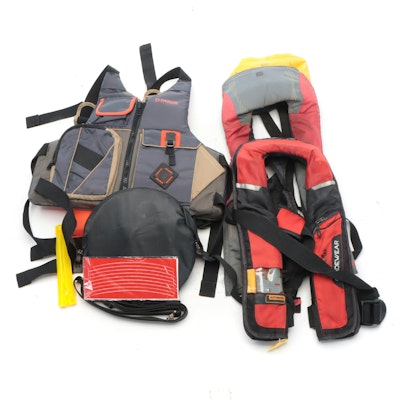 Magellan Adult Oversized Life Jacket with Other Life Jackets and Water Targets