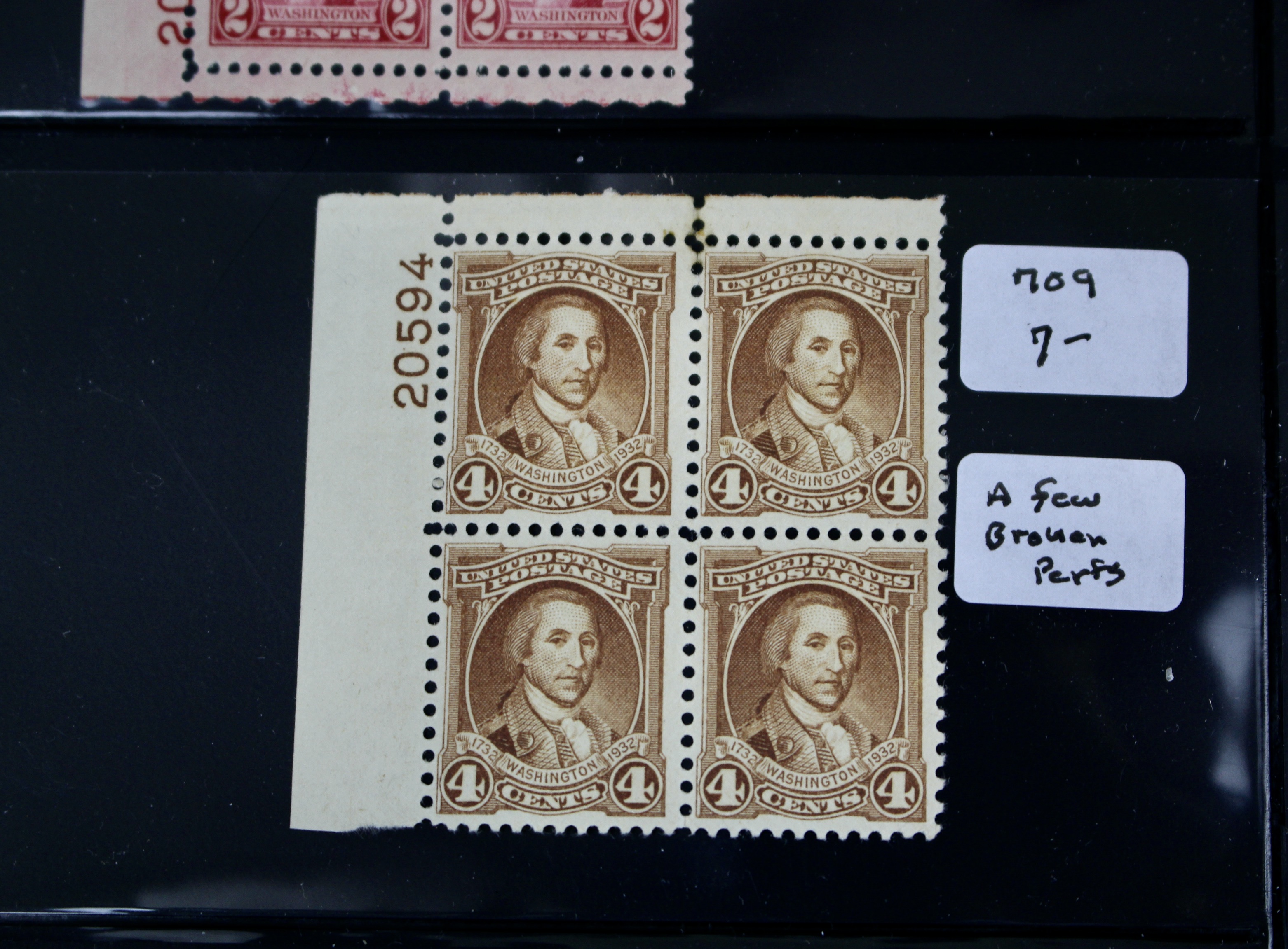 U.S. Postage Stamp Plate Block Collection, 1932