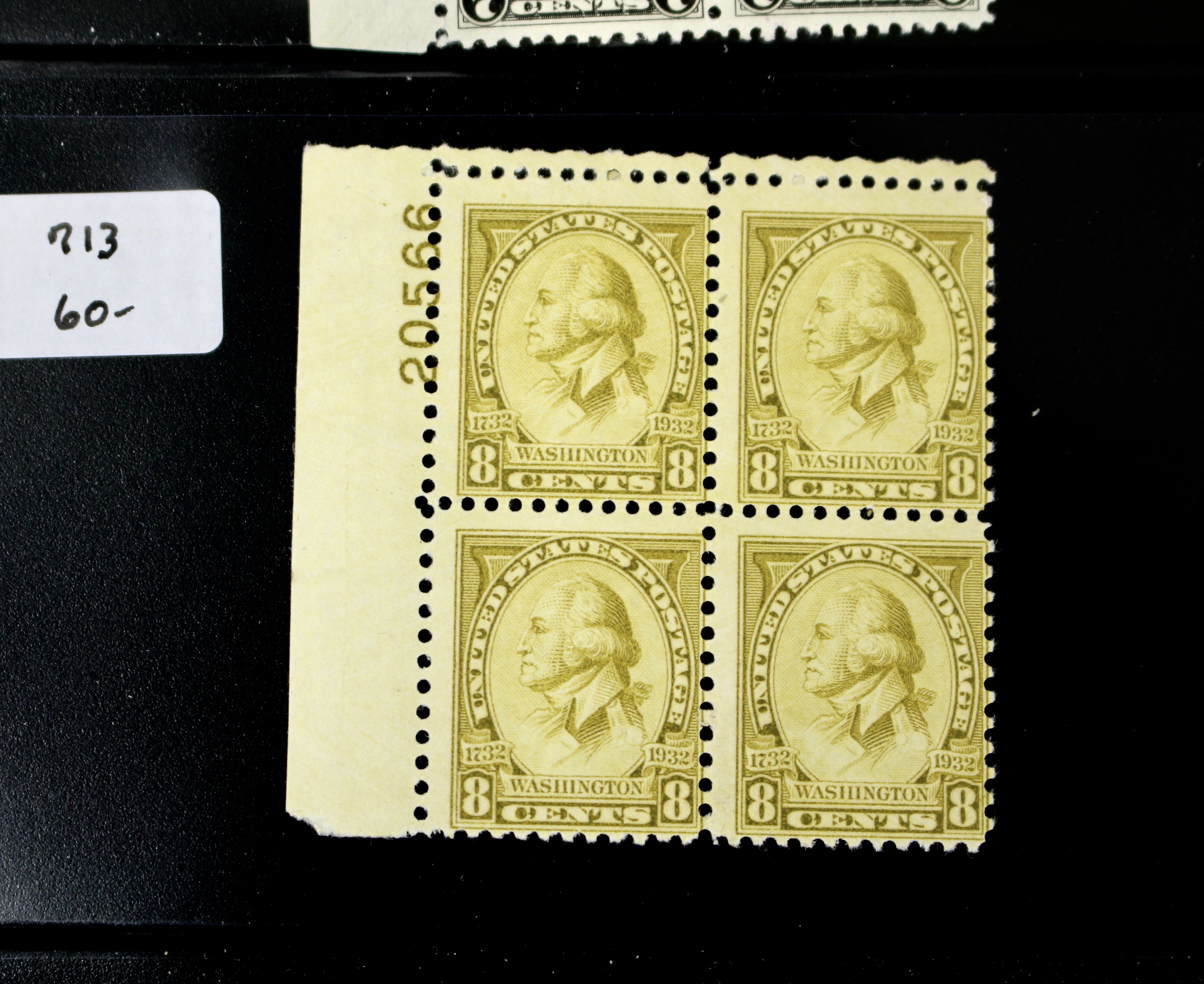 U.S. Postage Stamp Plate Block Collection, 1932