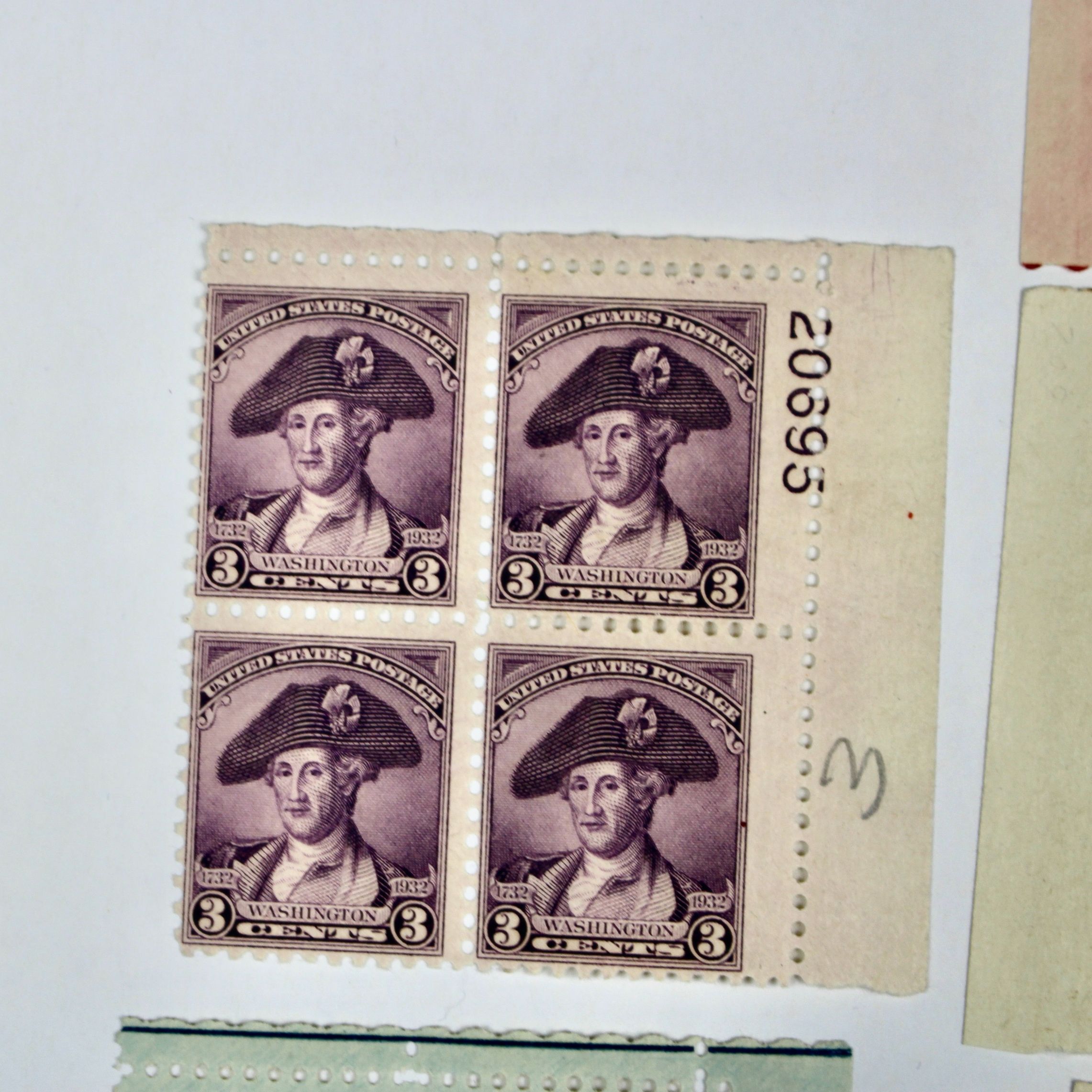 U.S. Postage Stamp Plate Block Collection, 1932