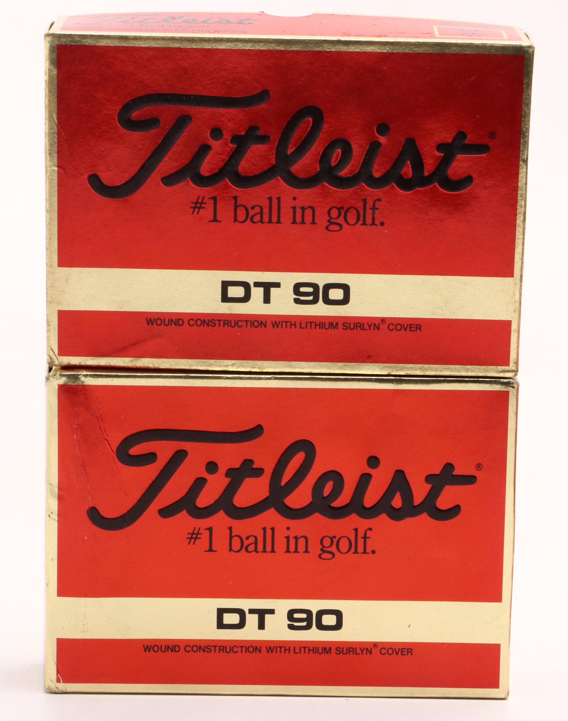 Titleist "Pro-Trajectory" and "Acushnet" Golf Balls with More