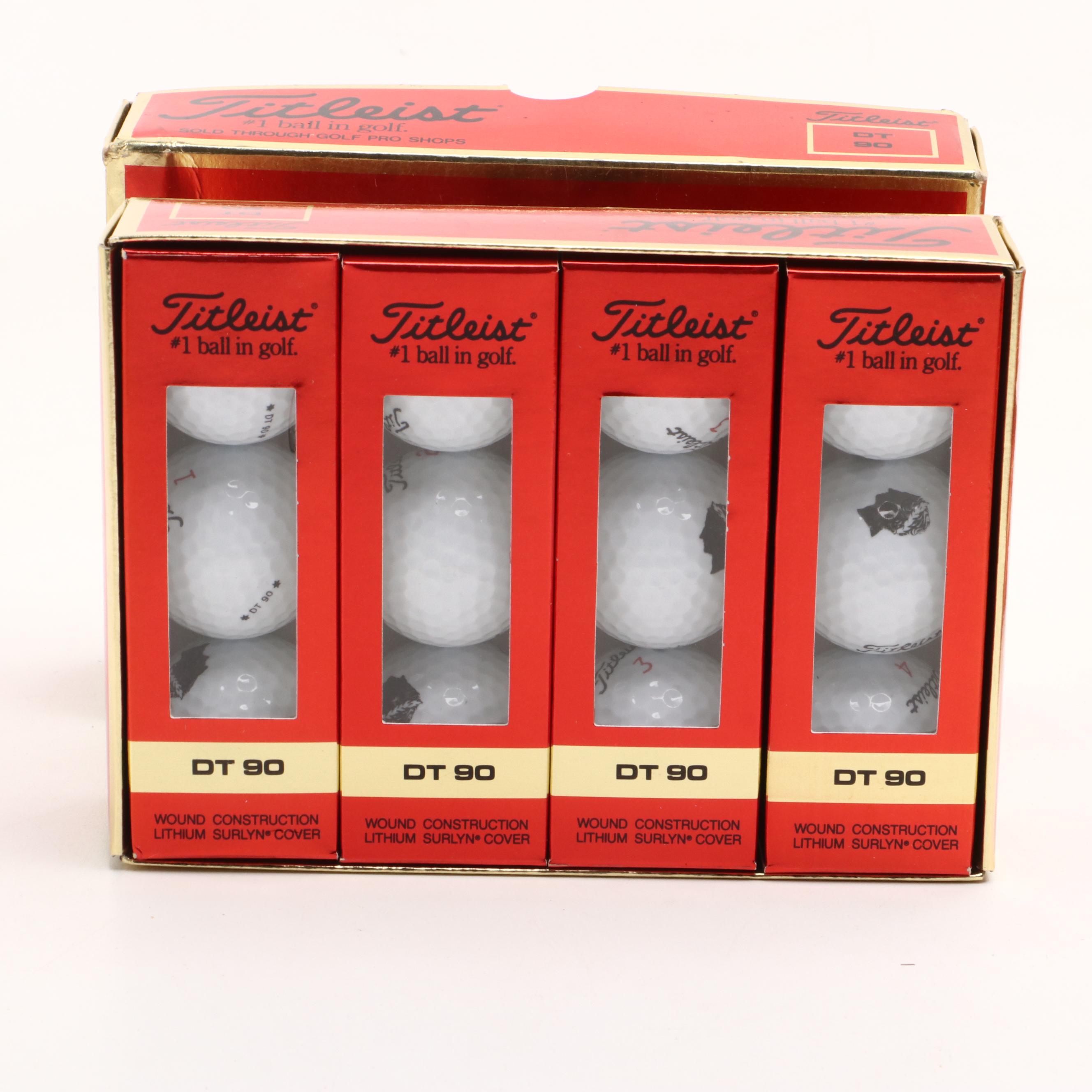 Titleist "Pro-Trajectory" and "Acushnet" Golf Balls with More