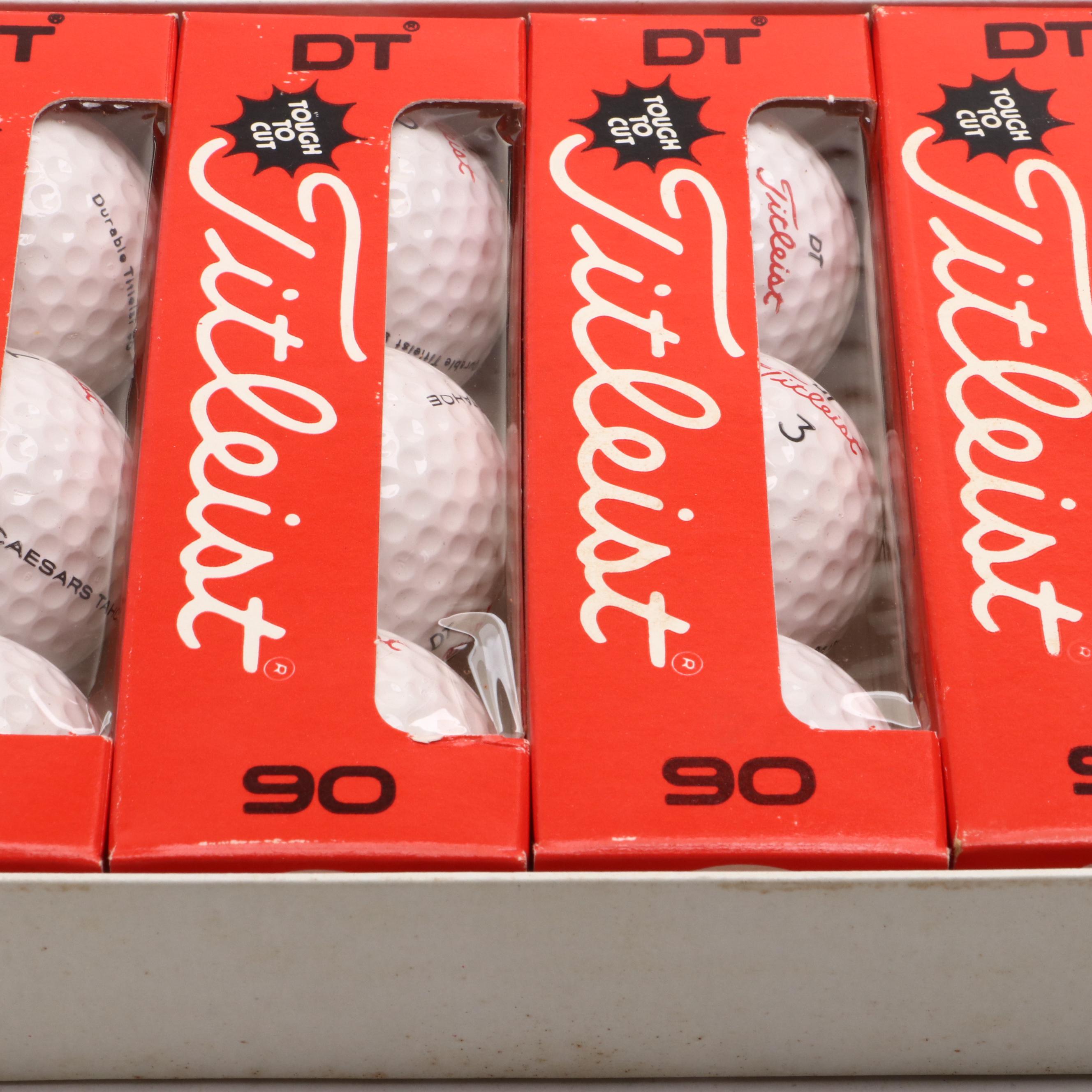 Titleist "Pro-Trajectory" and "Acushnet" Golf Balls with More