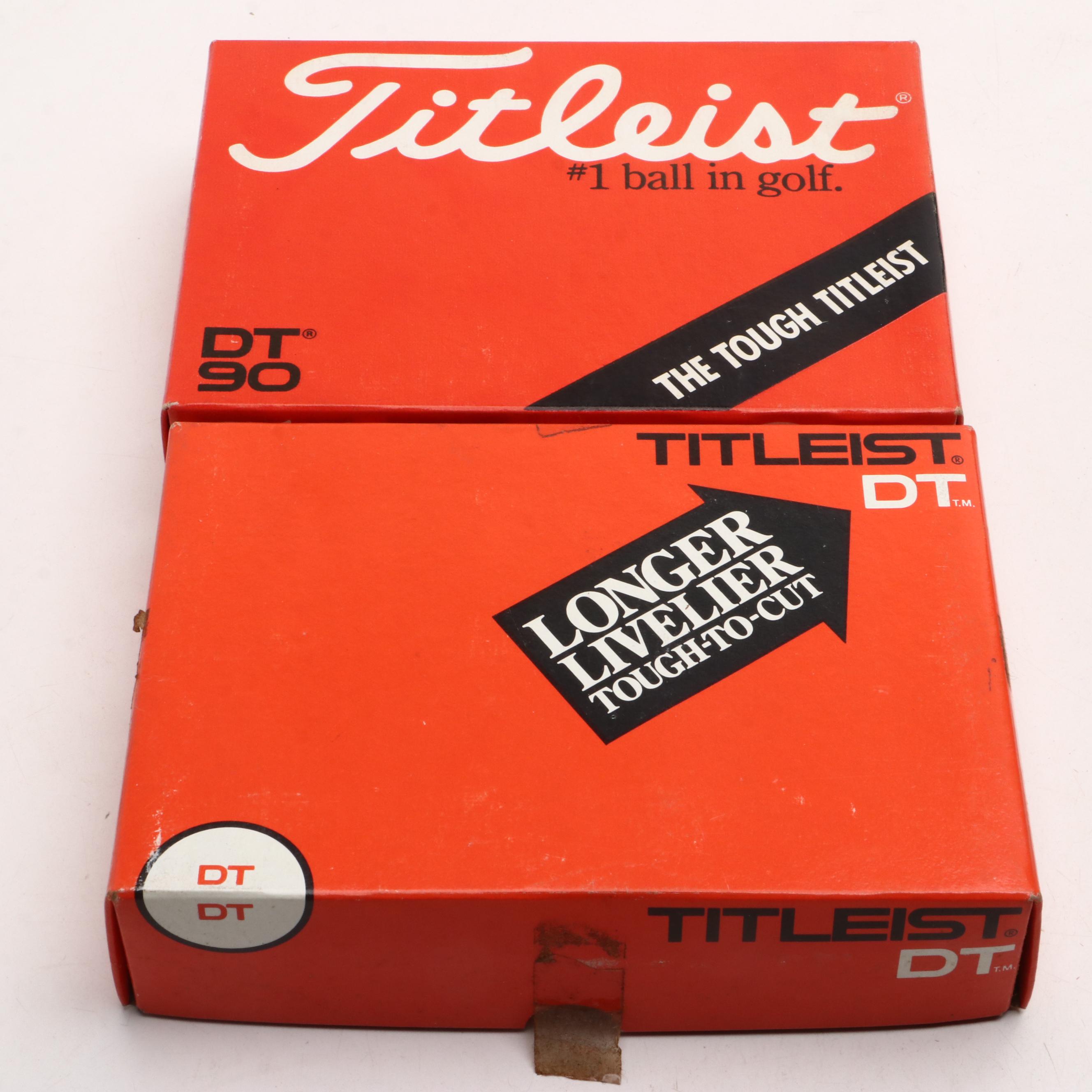 Titleist "Pro-Trajectory" and "Acushnet" Golf Balls with More