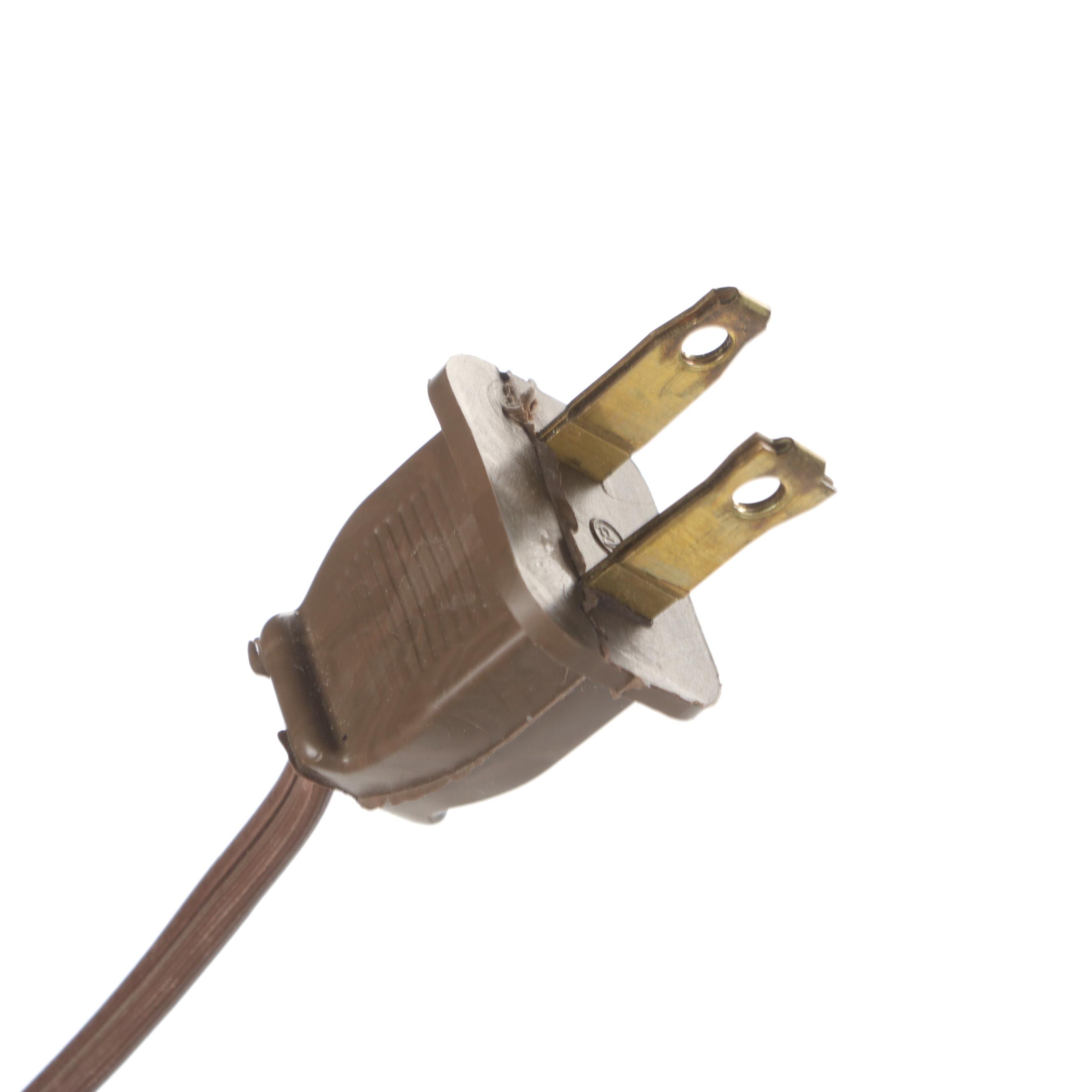 Embossed Brass Lamp with Peony Panel Motif and Square Trunk