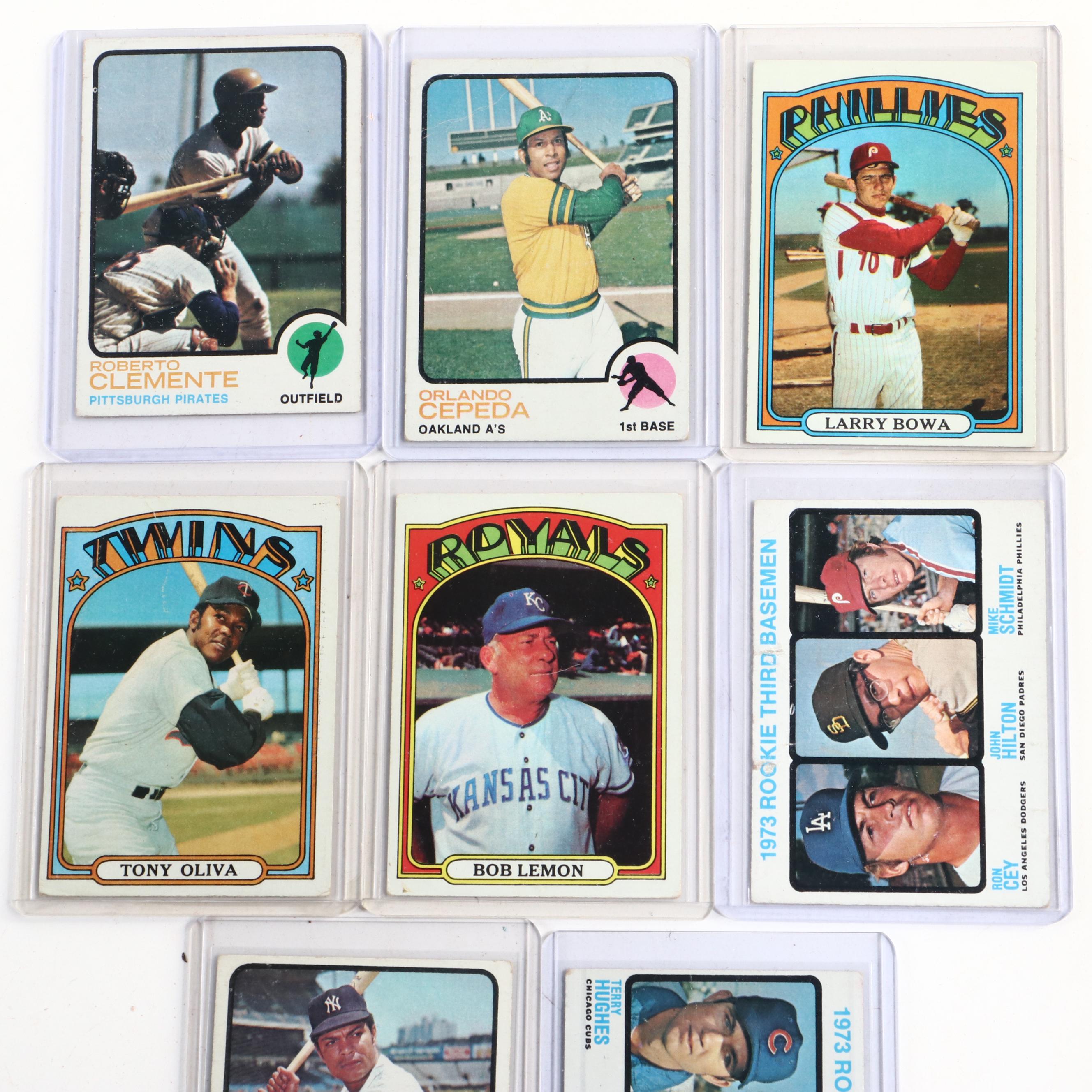 1972–1973 Topps Baseball Cards Featuring Mike Schmidt Rookie and More