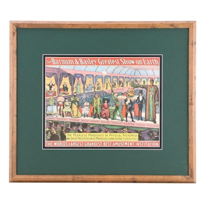 Offset Lithograph "The Barnum & Bailey Greatest Show on Earth"