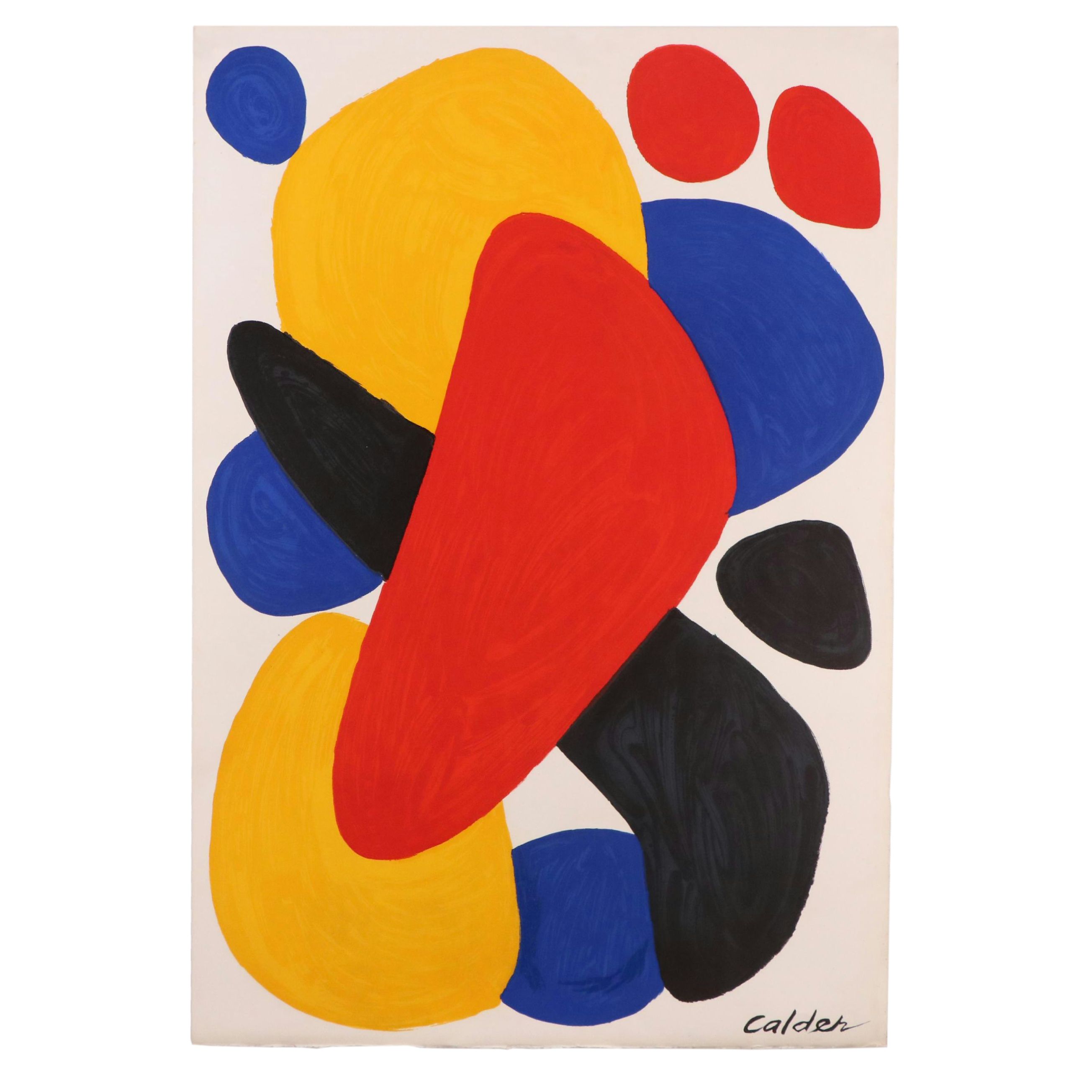 Alexander Calder Color Lithograph "Boomerang," 1974