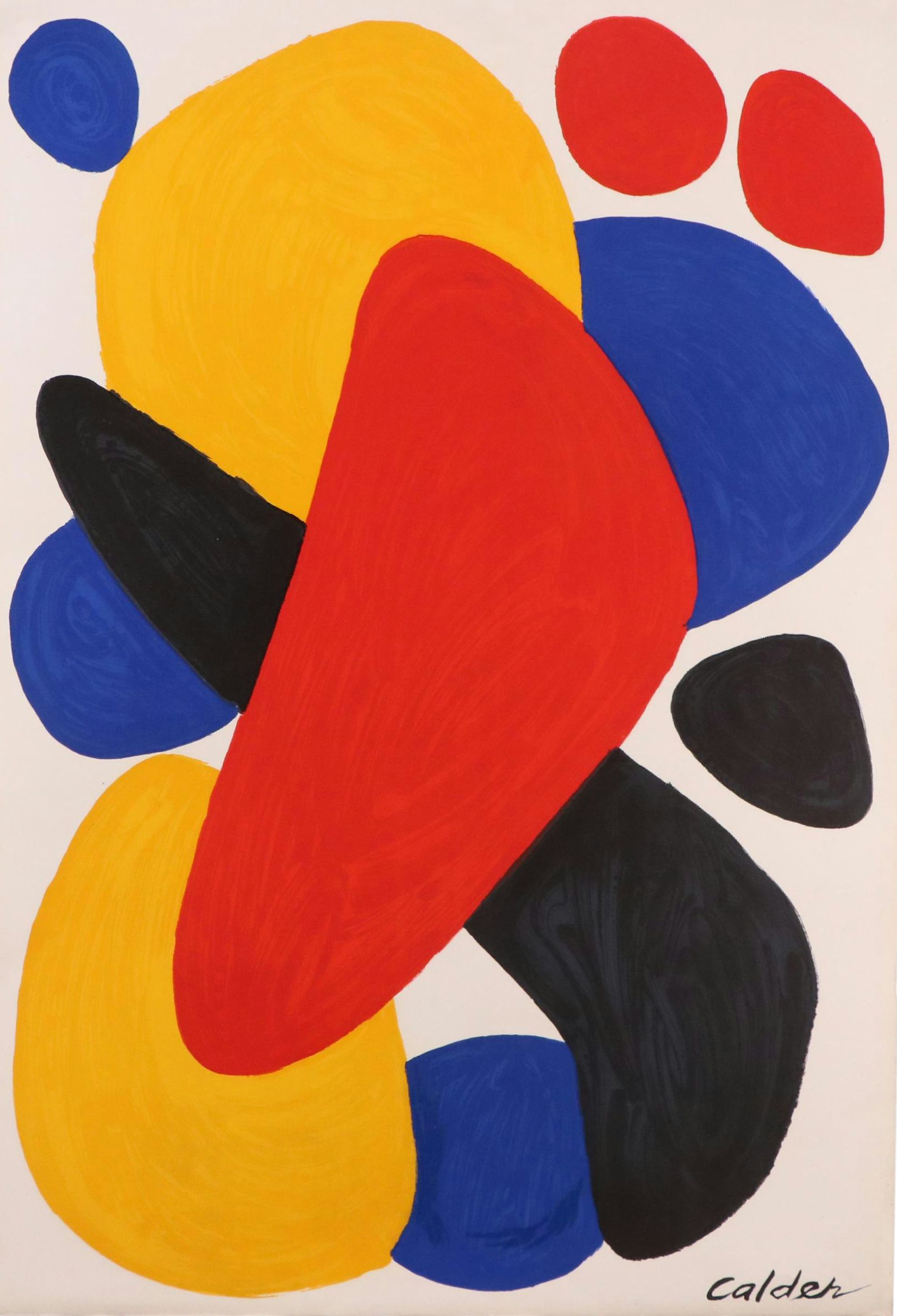 Alexander Calder Color Lithograph "Boomerang," 1974