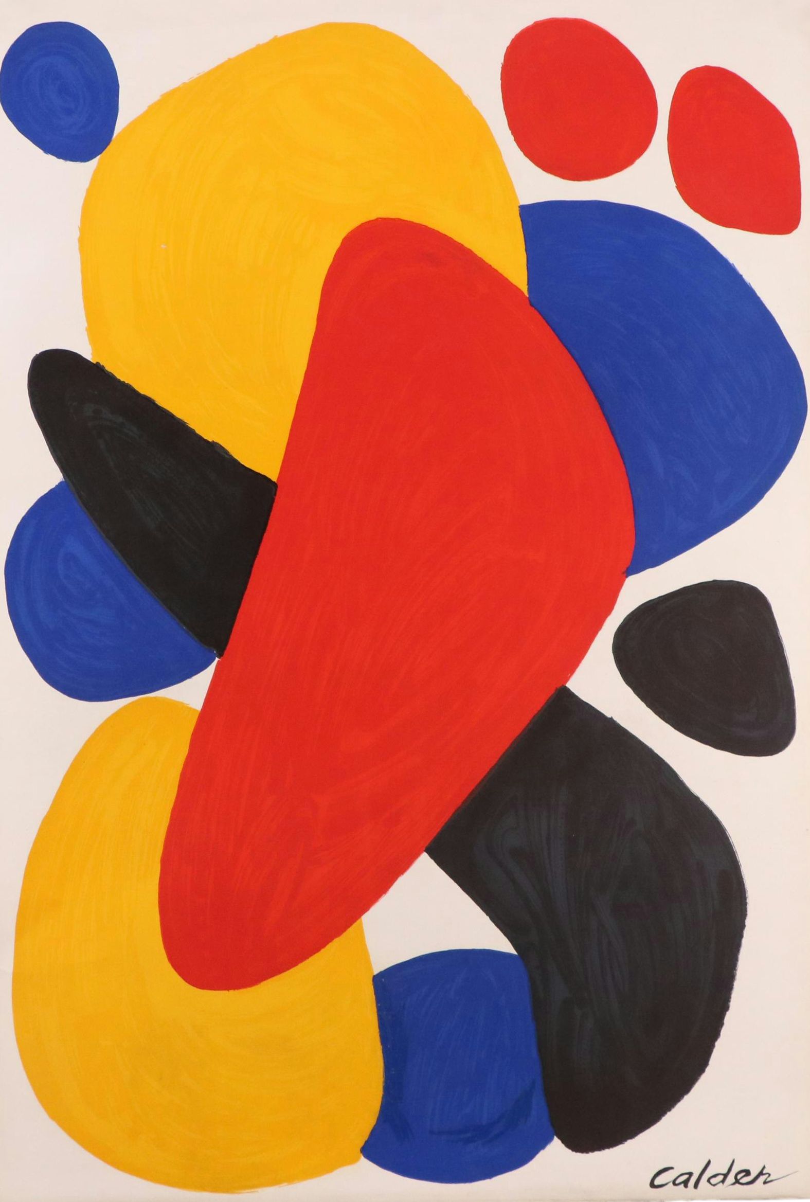 Alexander Calder Color Lithograph "Boomerang," 1974