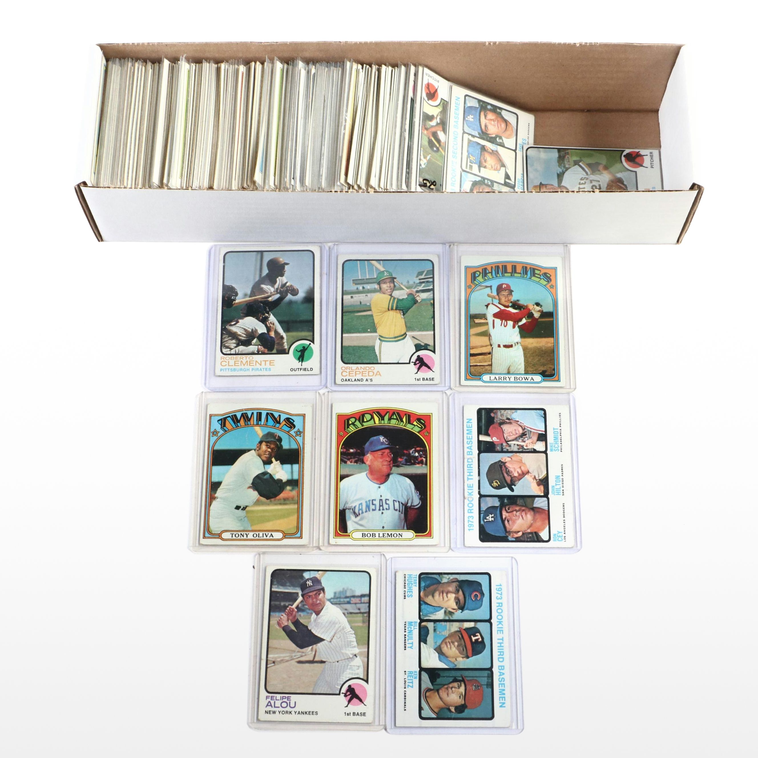 1972–1973 Topps Baseball Cards Featuring Mike Schmidt Rookie and More