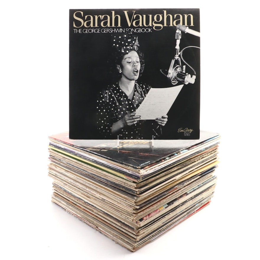 Sarah Vaughan, Miles Davis, Chet Atkins, Stan Getz, and More Vinyl Record Albums