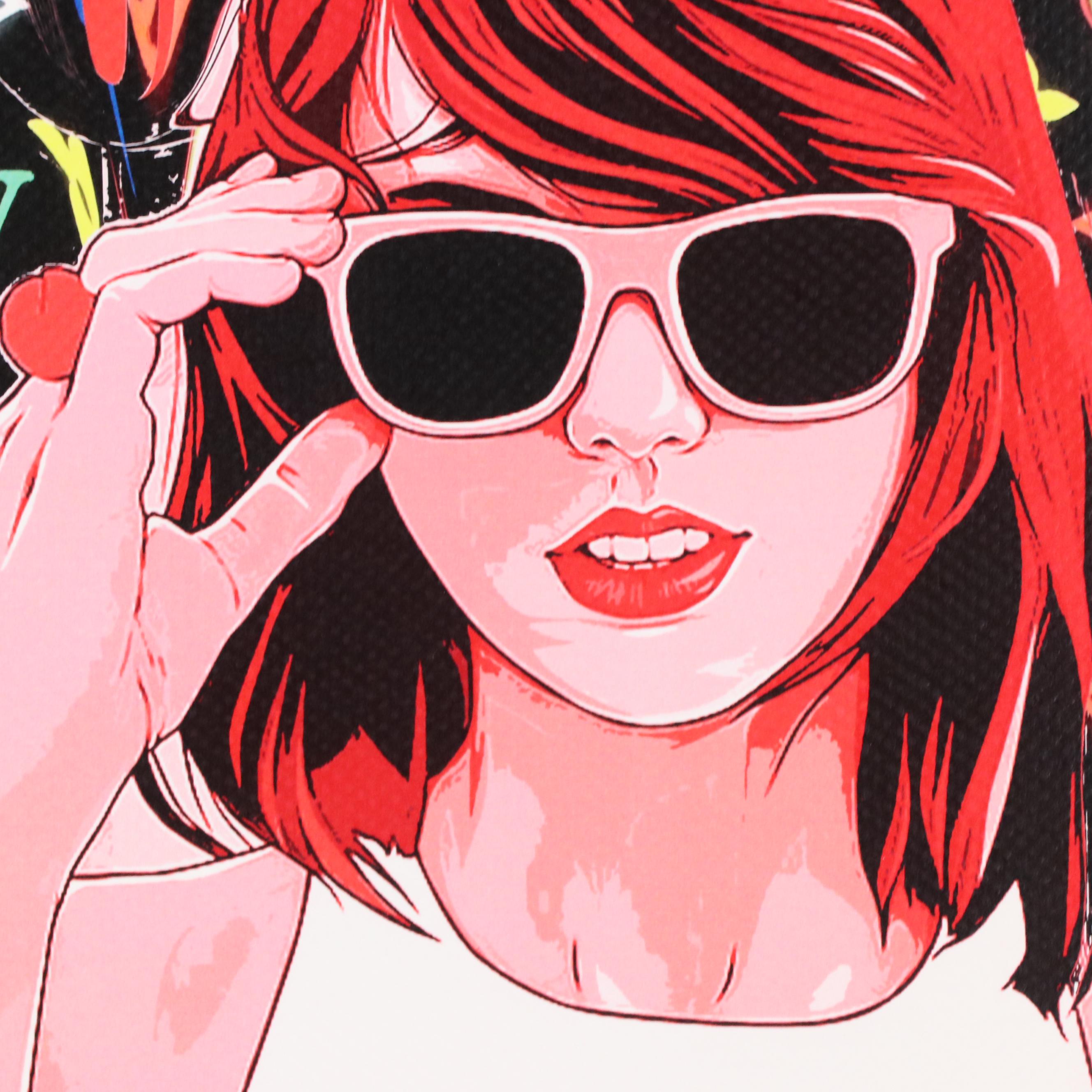 Death NYC Pop Art Graphic Print Featuring Taylor Swift, 2023