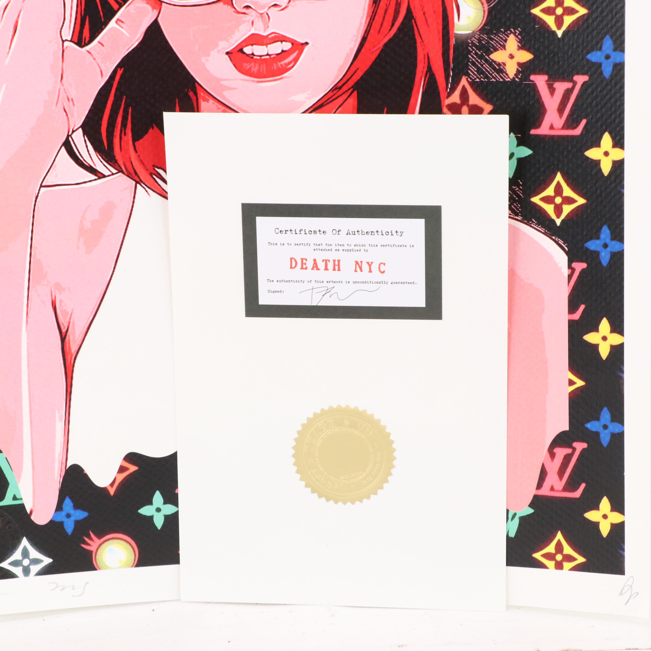 Death NYC Pop Art Graphic Print Featuring Taylor Swift, 2023