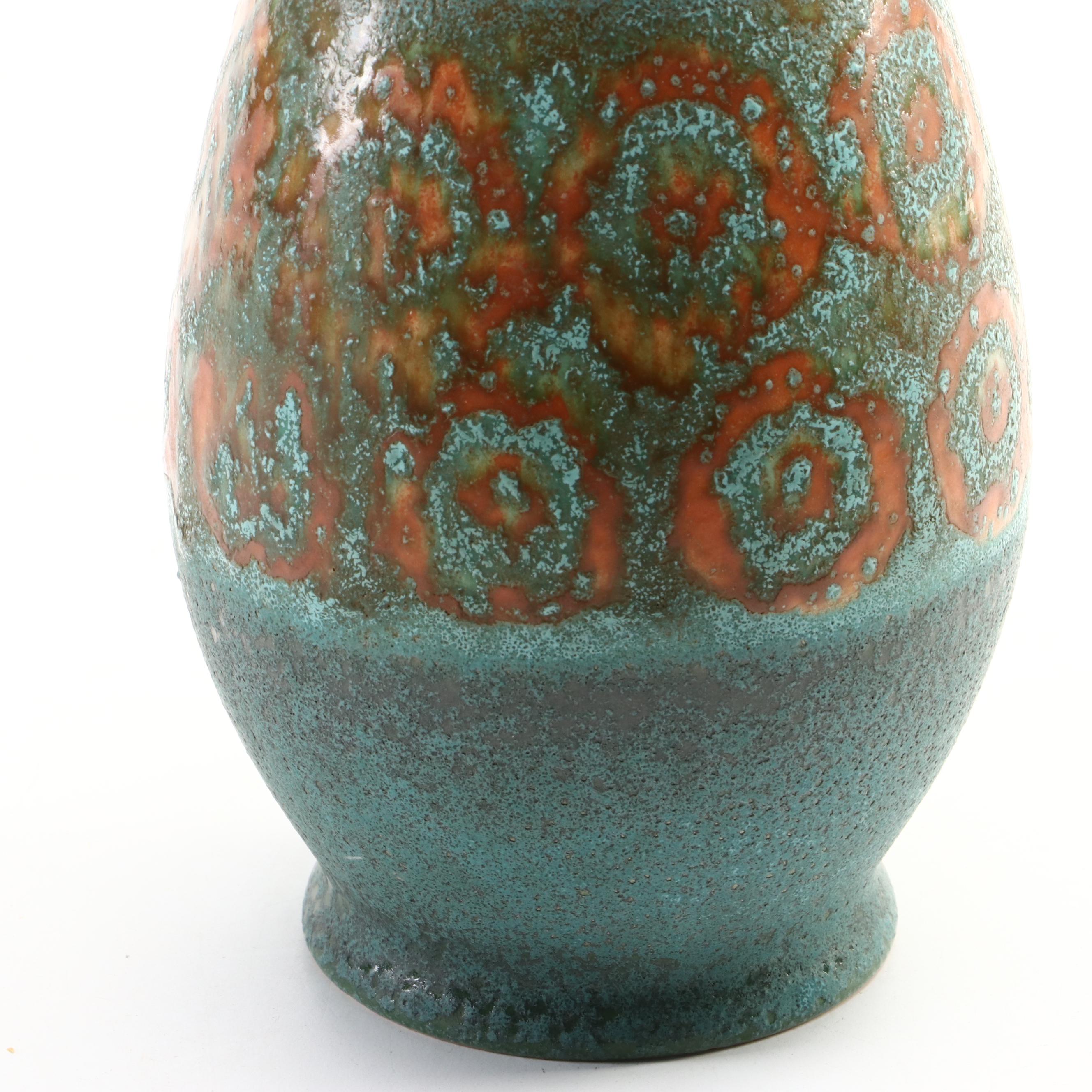 West German Mid Century Modern Art Pottery Vase, Mid to Late 20th Century