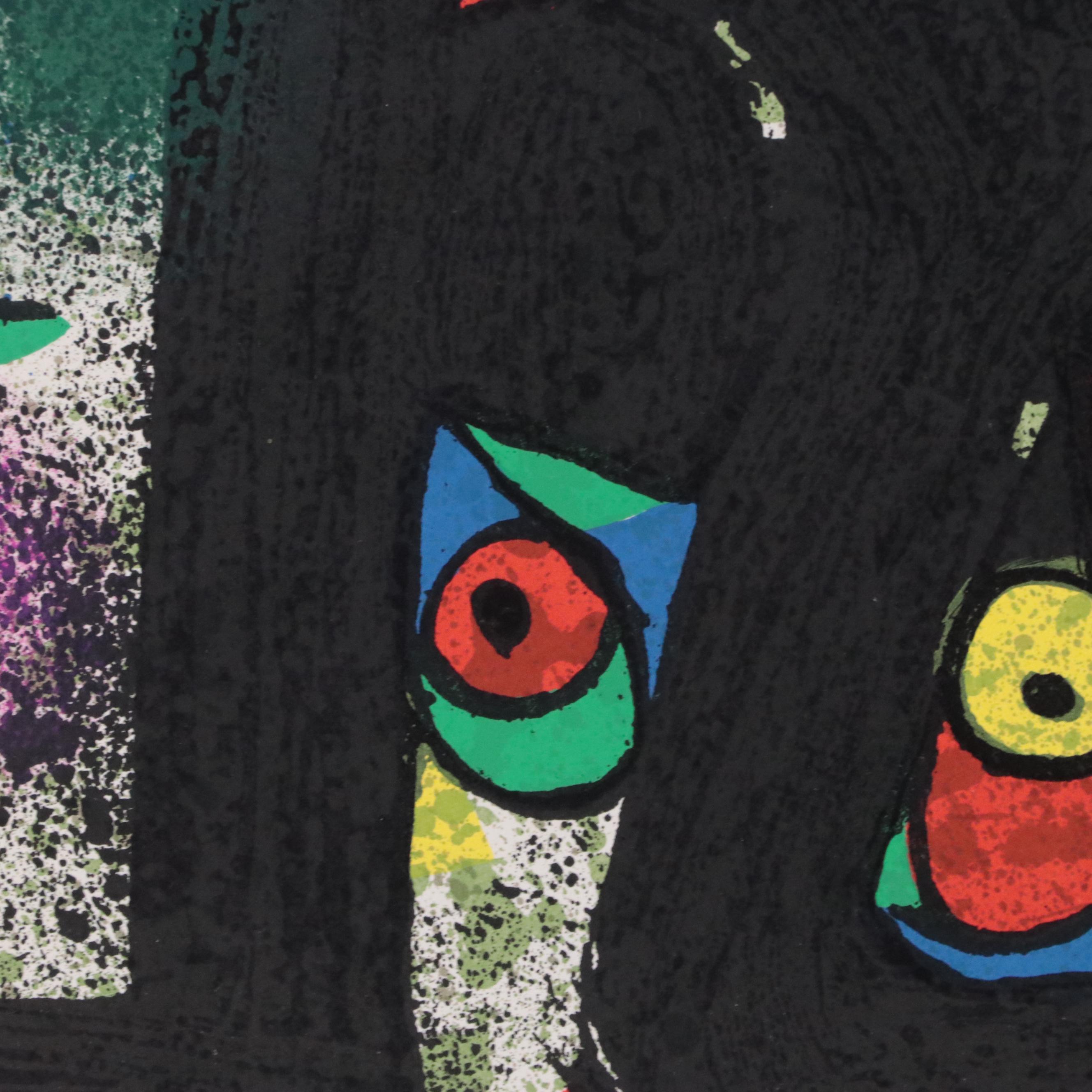 Joan Miro "Sculptures I" Lithograph, 1974