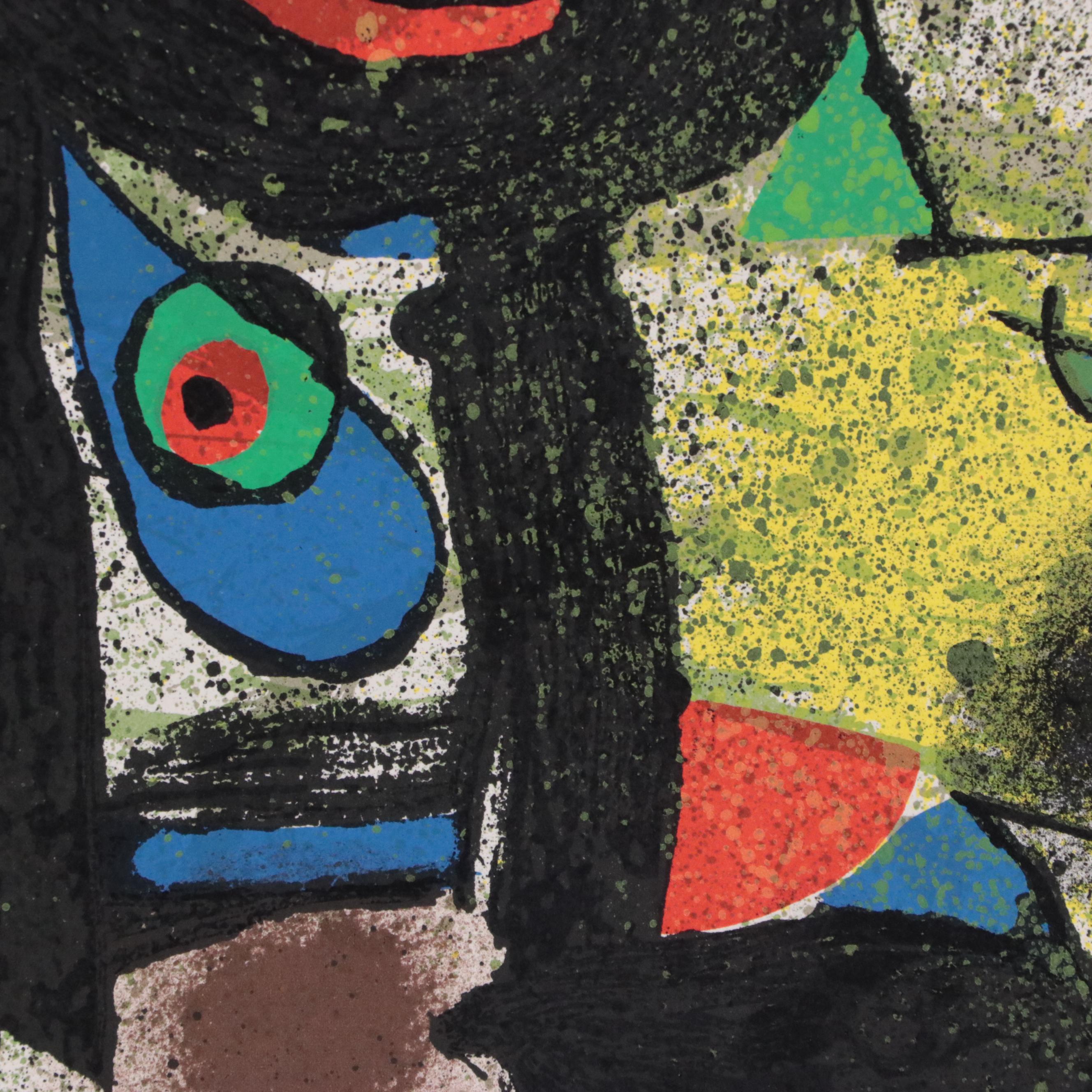 Joan Miro "Sculptures I" Lithograph, 1974