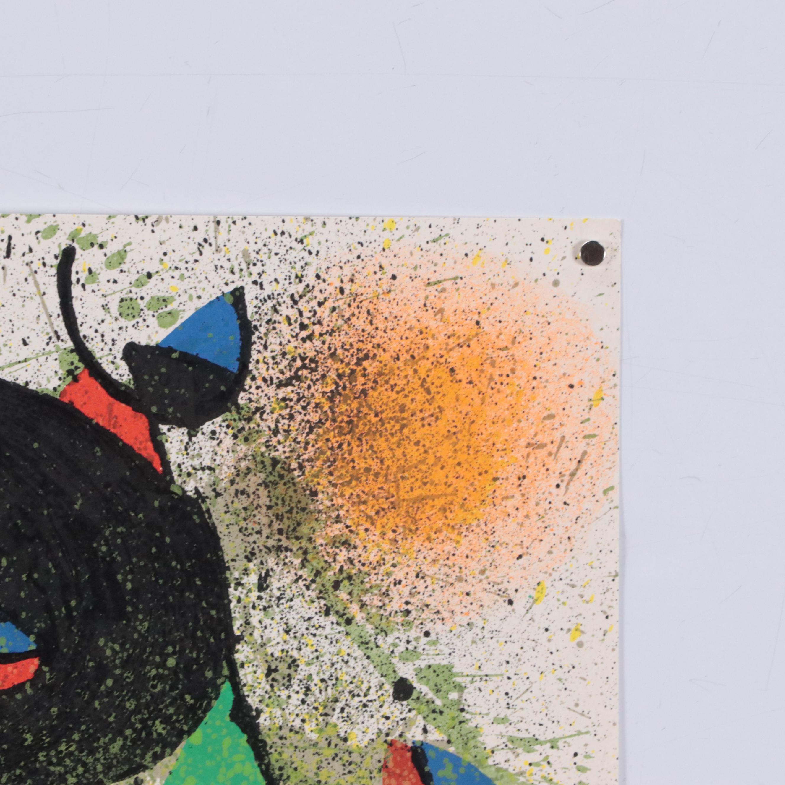 Joan Miro "Sculptures I" Lithograph, 1974