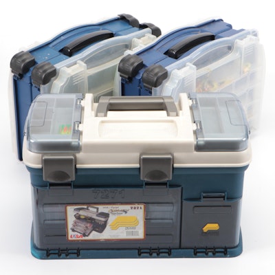 Plano Tackle Boxes with Lures and Other Fishing Gear