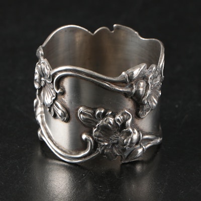 Shreve & Co. Art Nouveau Sterling Silver Napkin Ring
