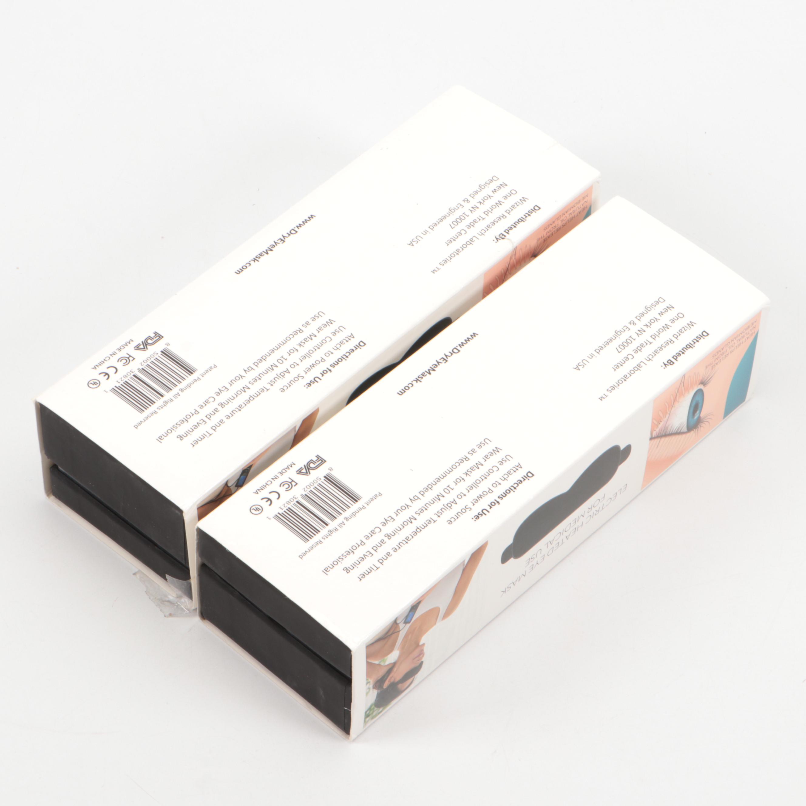 Wizard Research Dry Eye Relief Heated Eye Masks in Box