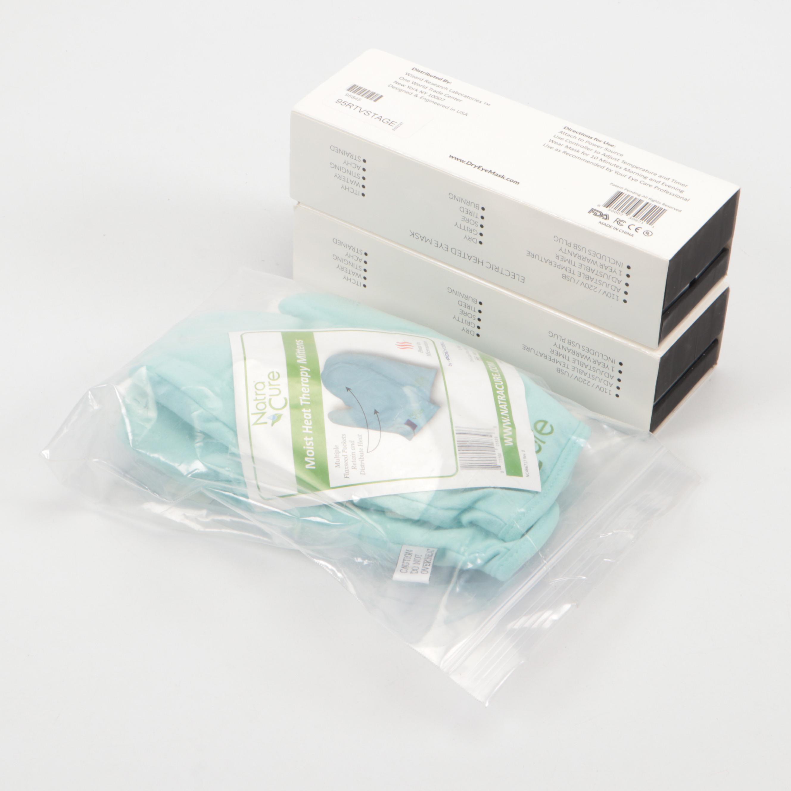 Wizard Research Dry Eye Therapy Heated Masks with Heat Therapy Gloves