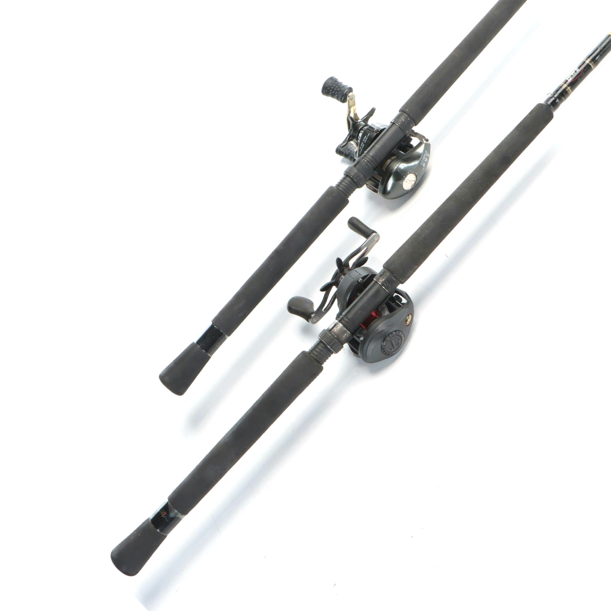 Lew's Wally Marshall 12 Foot Jigging Fishing Rods with Pole Holder