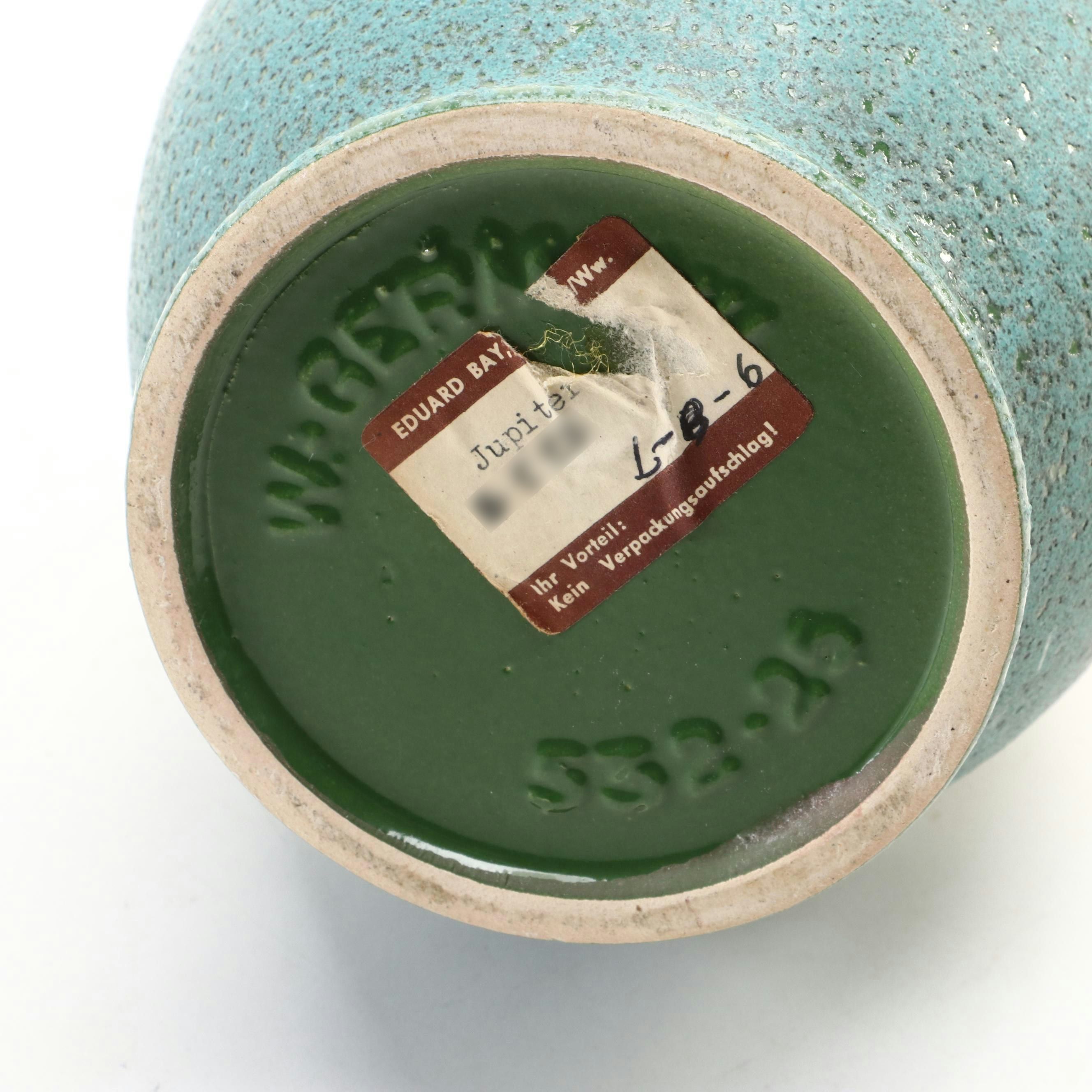 West German Mid Century Modern Art Pottery Vase, Mid to Late 20th Century