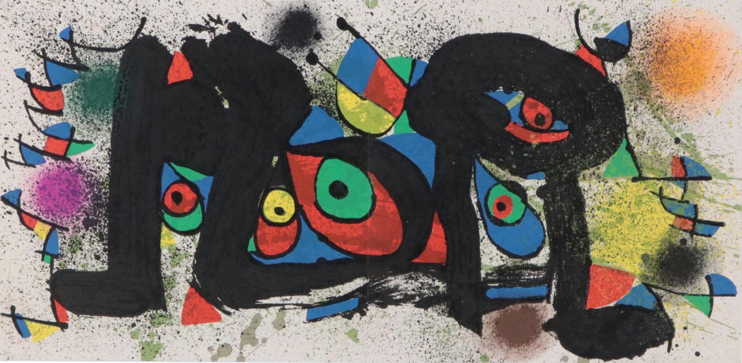 Joan Miro "Sculptures I" Lithograph, 1974