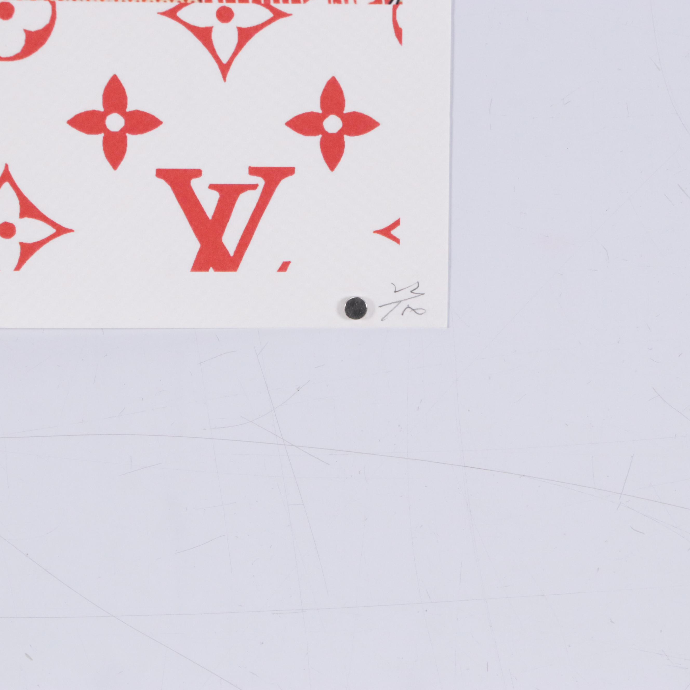 Death NYC Pop Art Graphic Print of Roy Lichtenstein x Louis Vuitton, 2023