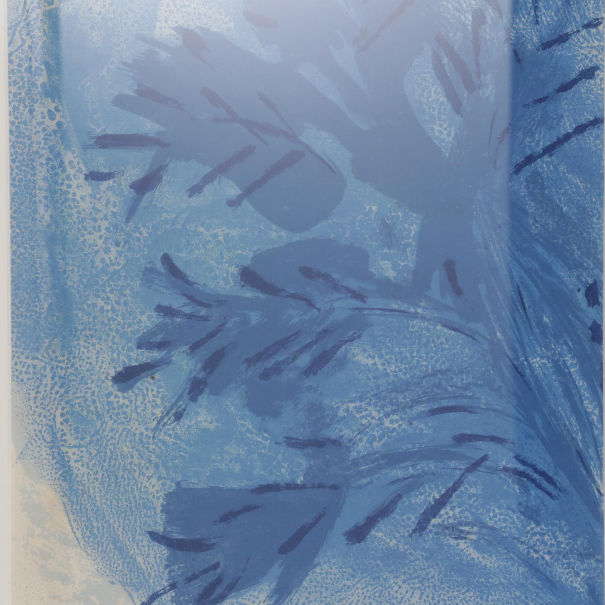 Marc Chagall Color Lithograph Cover From "Verve," 1956