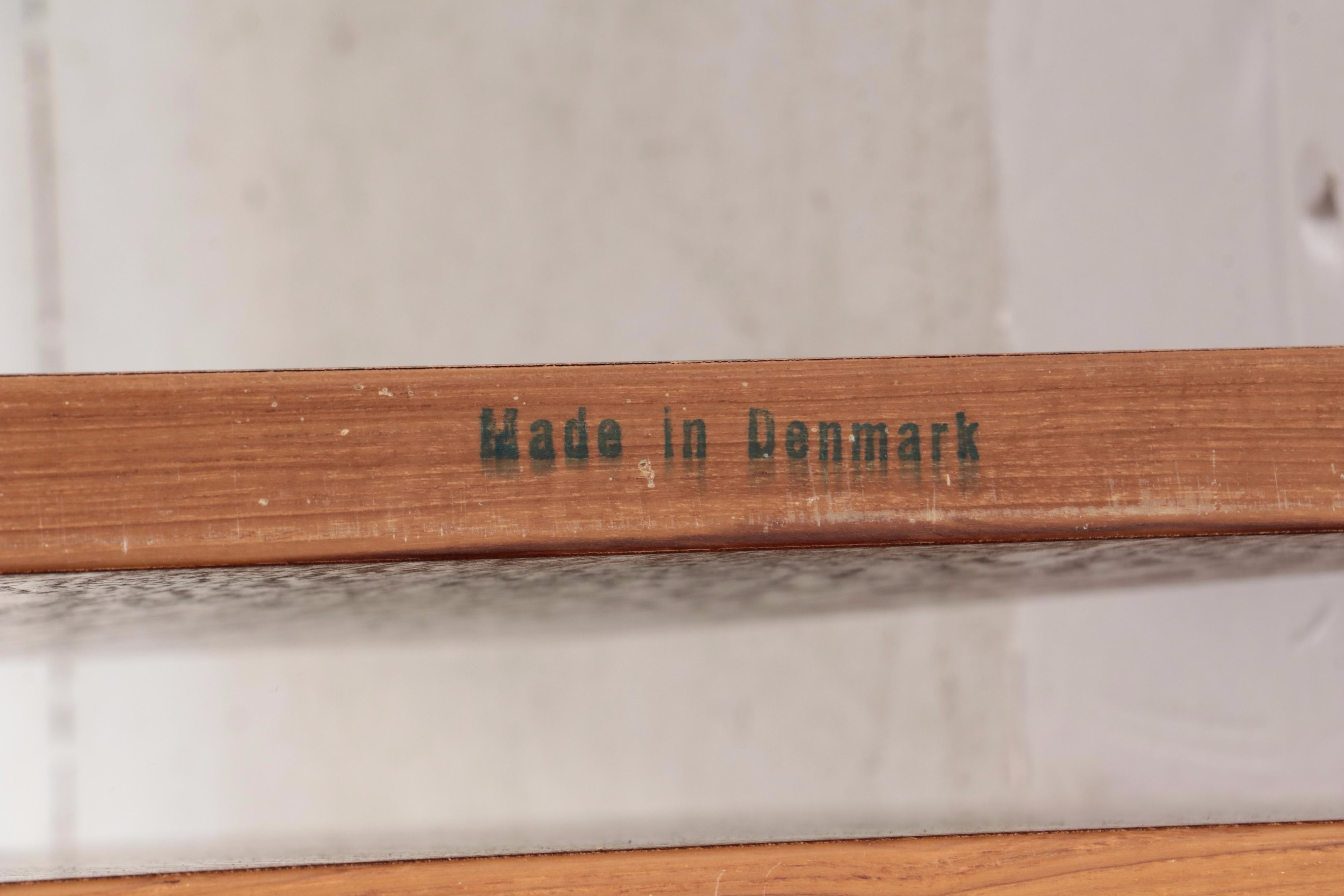 Trekanten Danish Modern Teak and Glass Dining Table from Furniture by Otmar