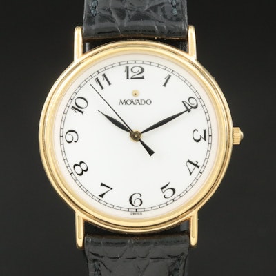 Vintage Movado 34mm Quartz Wristwatch