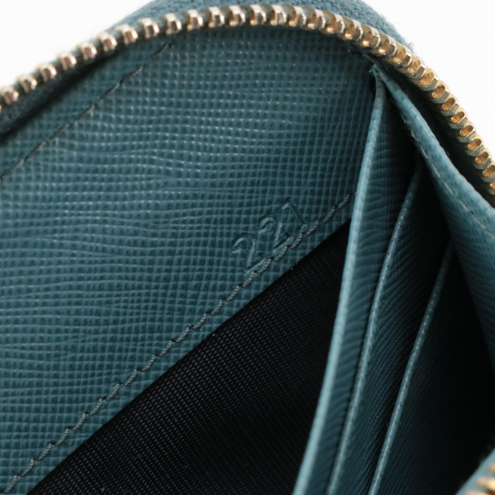 Prada Zip-Around Wallet in Saffiano Leather