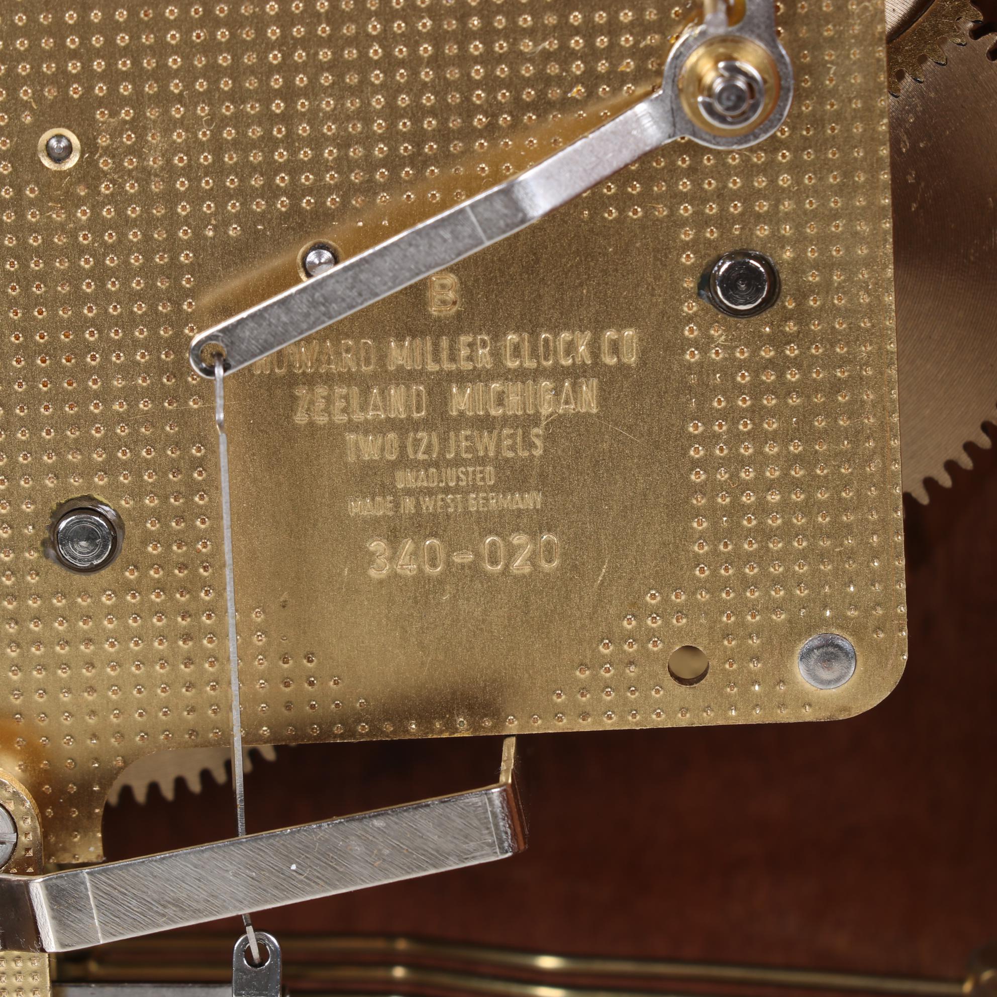 Howard Miller Two Jewels Mantel Clock, 1989